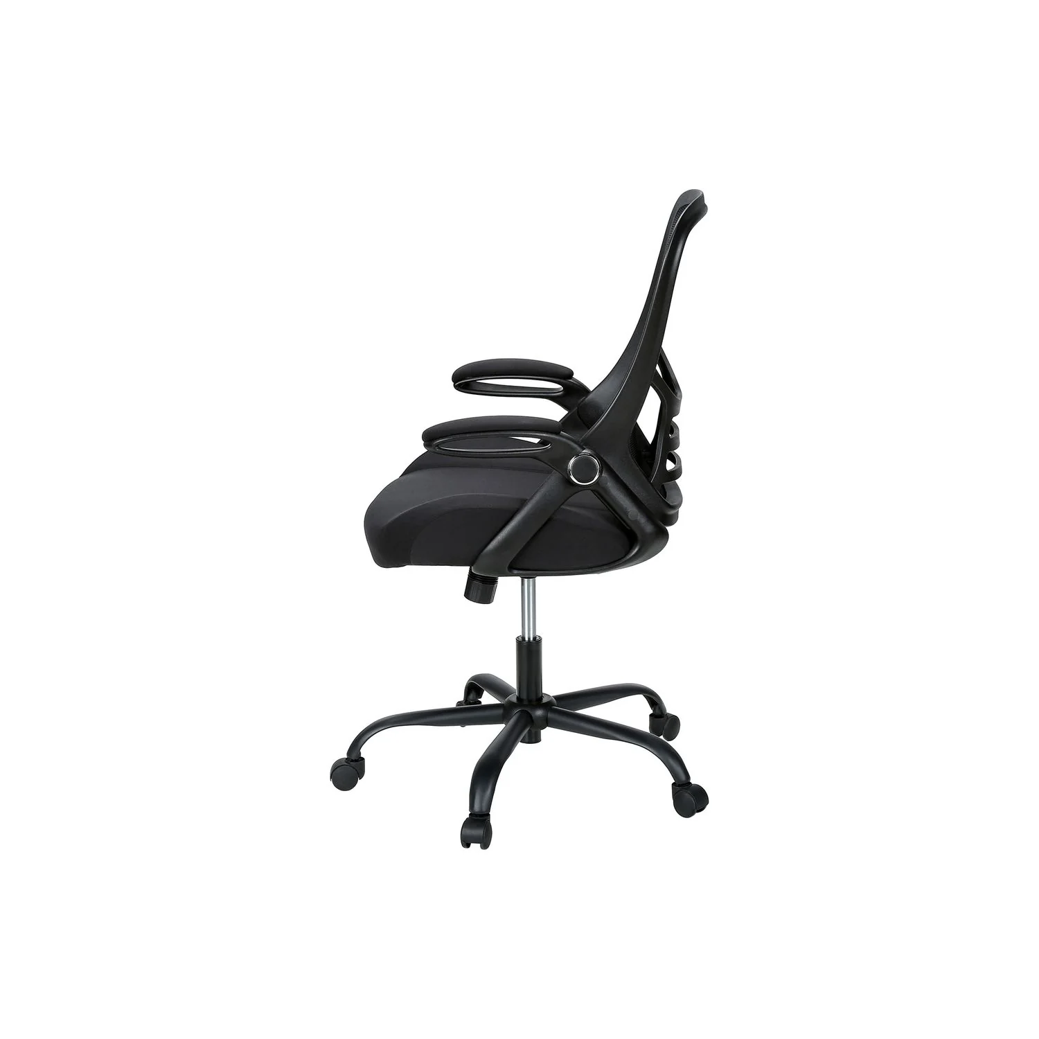 Office Chair With Adjustable Height For Workspaces - Black - Image 3