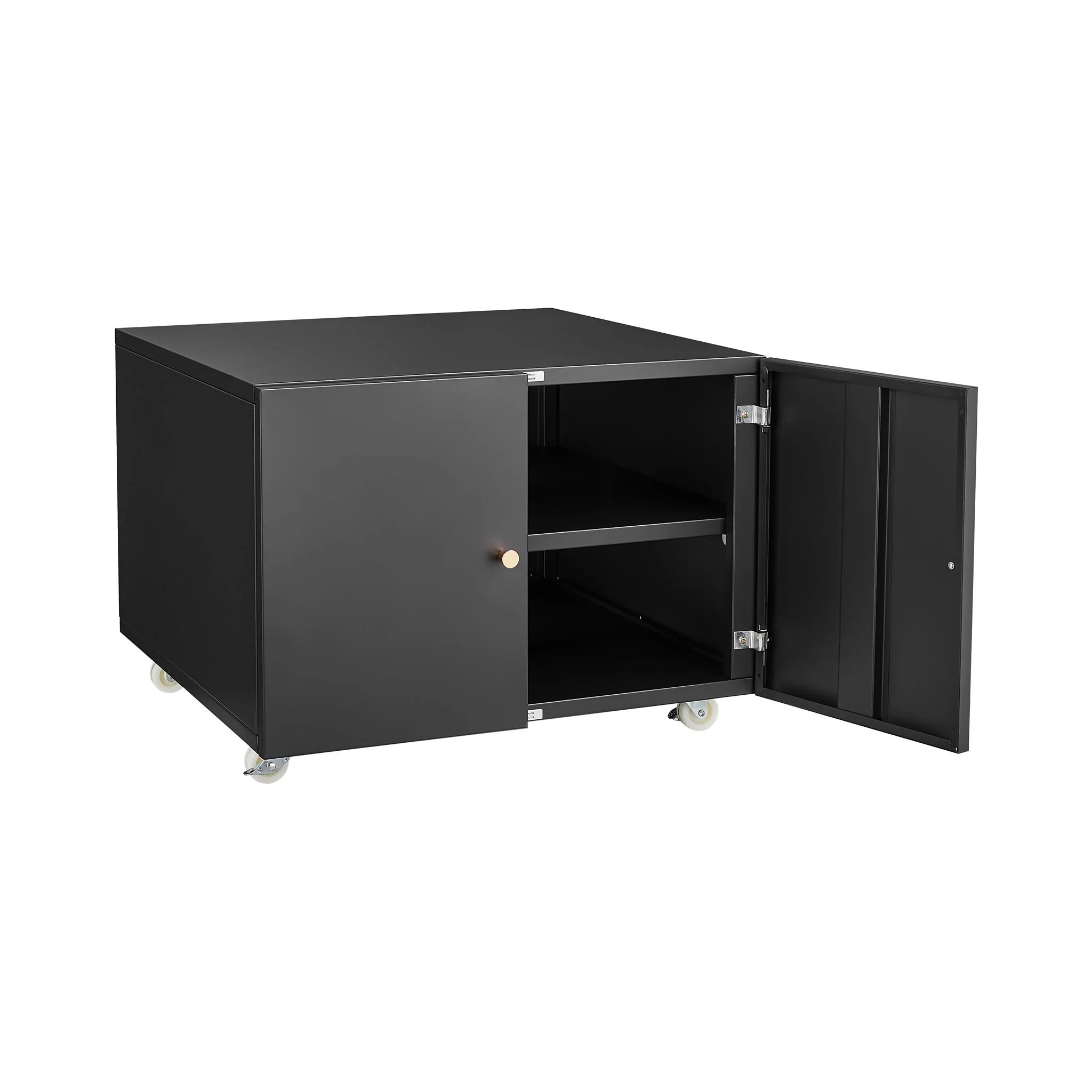 Office Furniture Copier Cabinet 2 Door Steel Copier Stand Mobile Pedestal File Printer Stand - Image 32