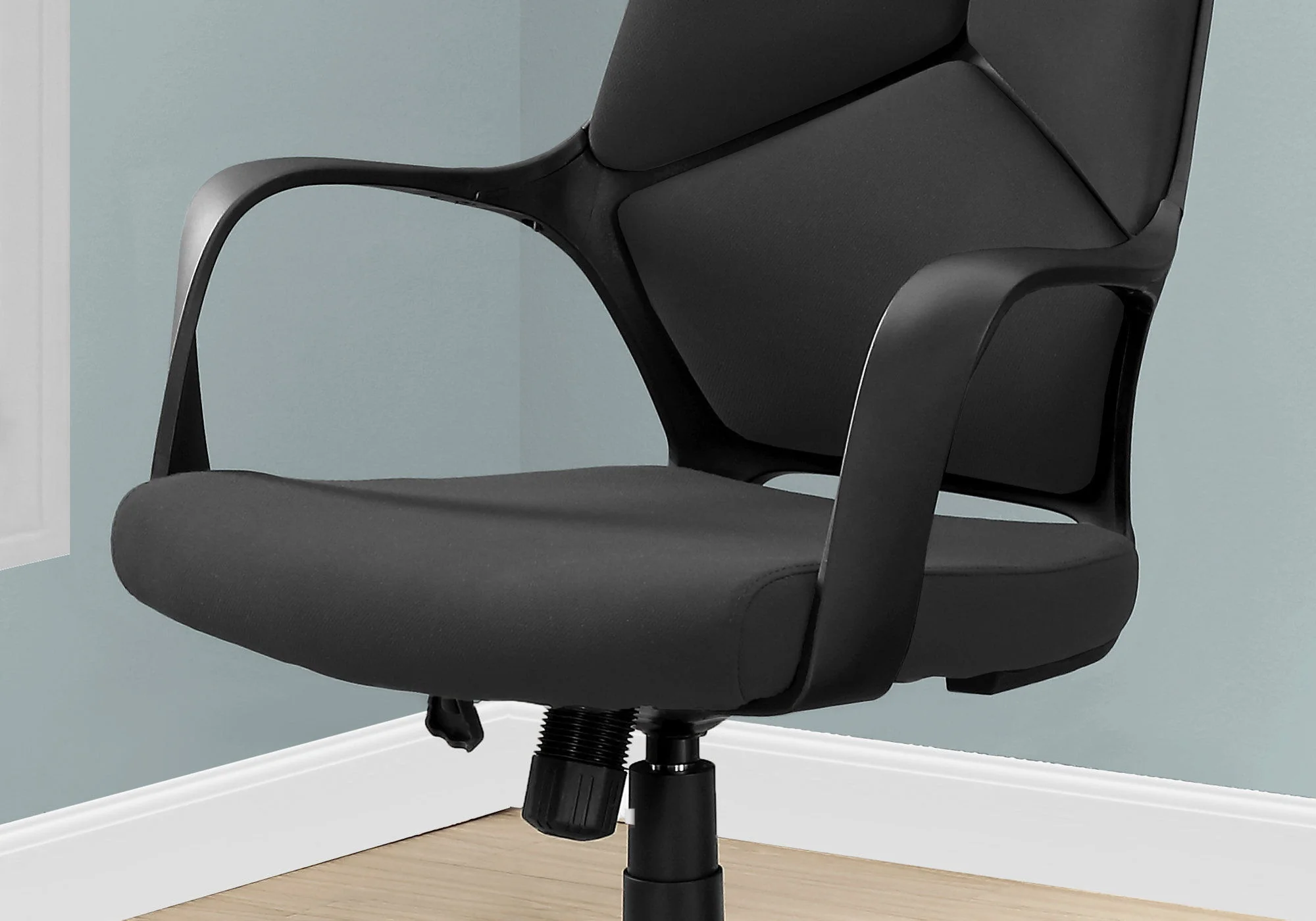 Office Swivel Chair, Adjustable Height, Ergonomic, Armrests, Contemporary & Modern - Image 4
