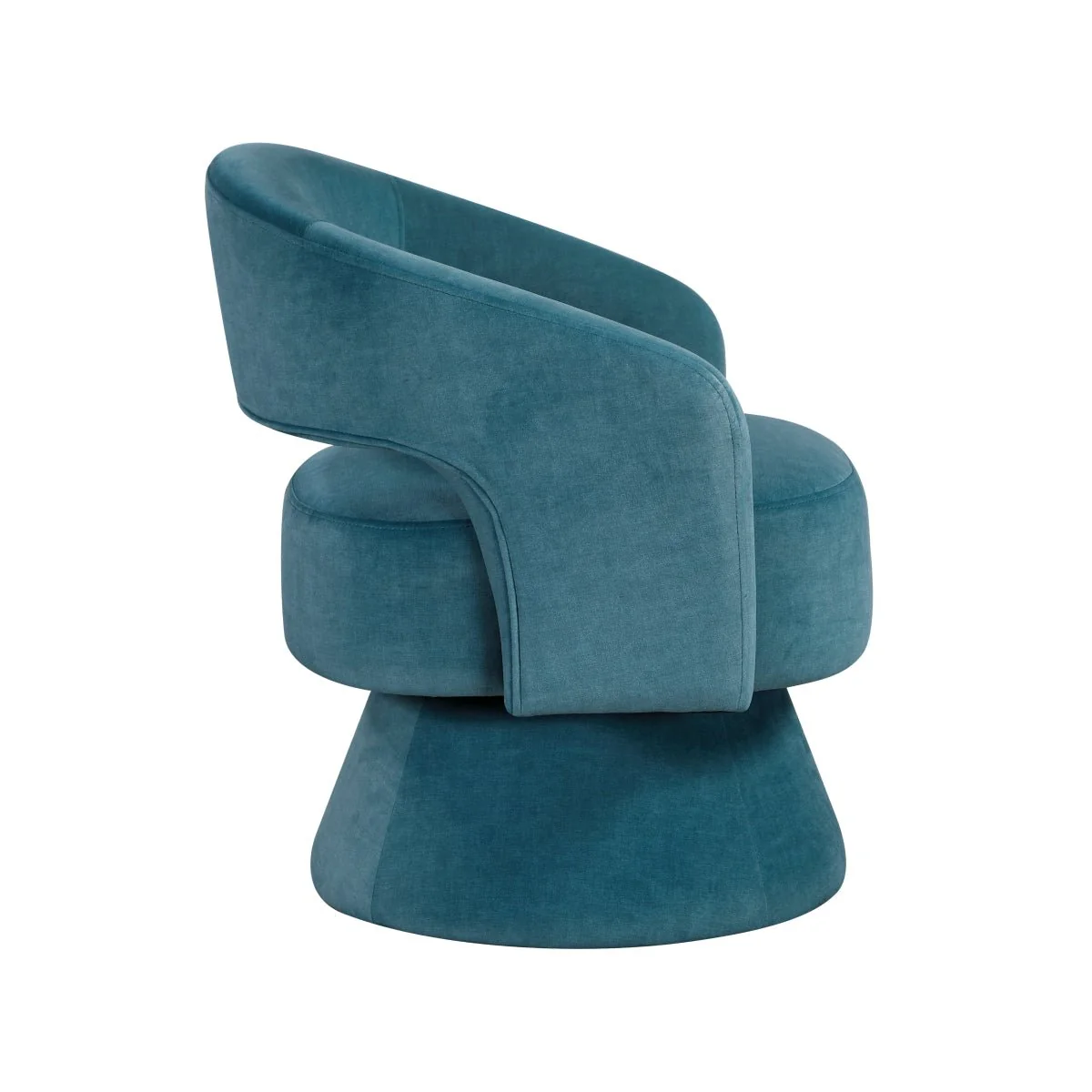 Okak 360° Velvet Swivel Accent Chair - Image 14