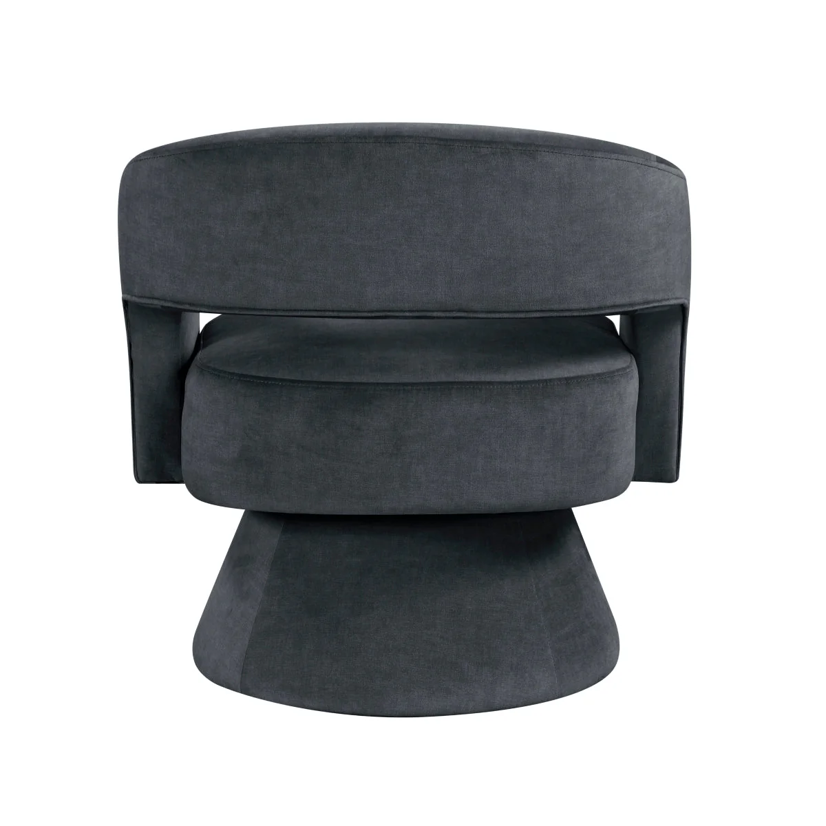 Okak 360° Velvet Swivel Accent Chair - Image 5