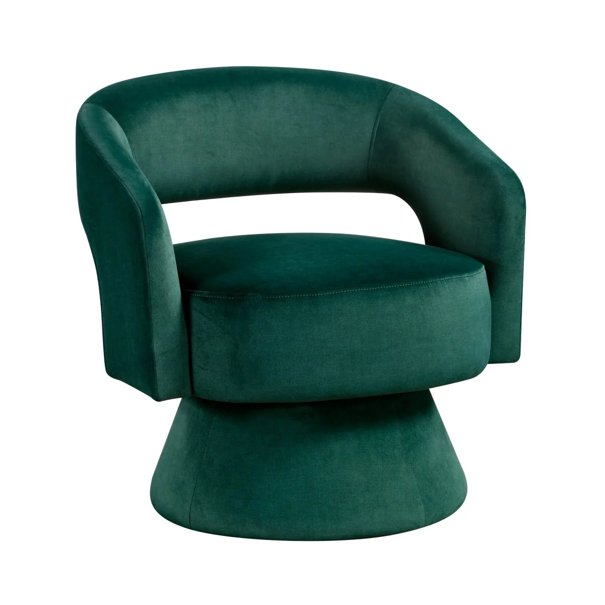Okak 360° Velvet Swivel Accent Chair - Image 6