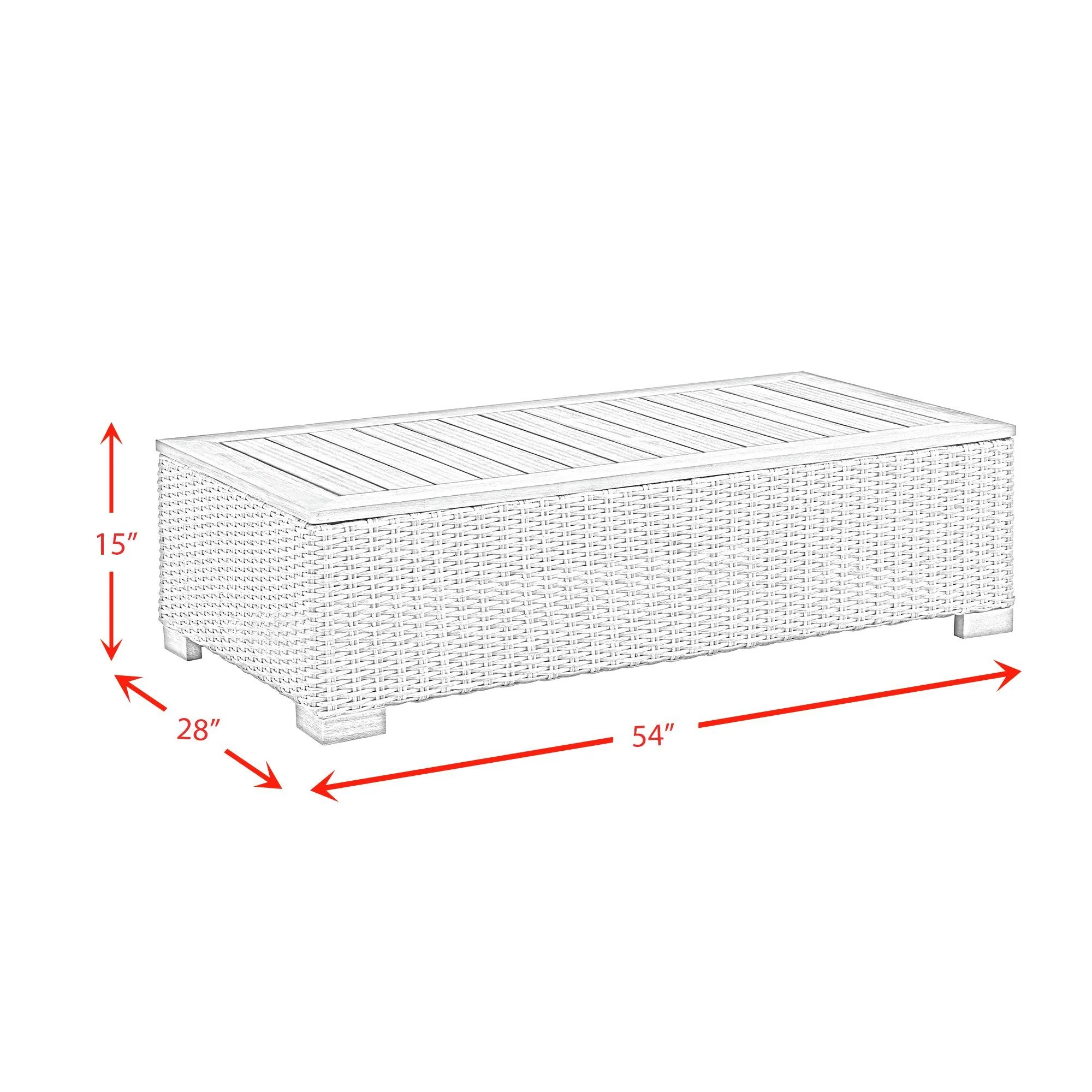 Ollie - Rectangular Coffee Table - Tan - Image 6