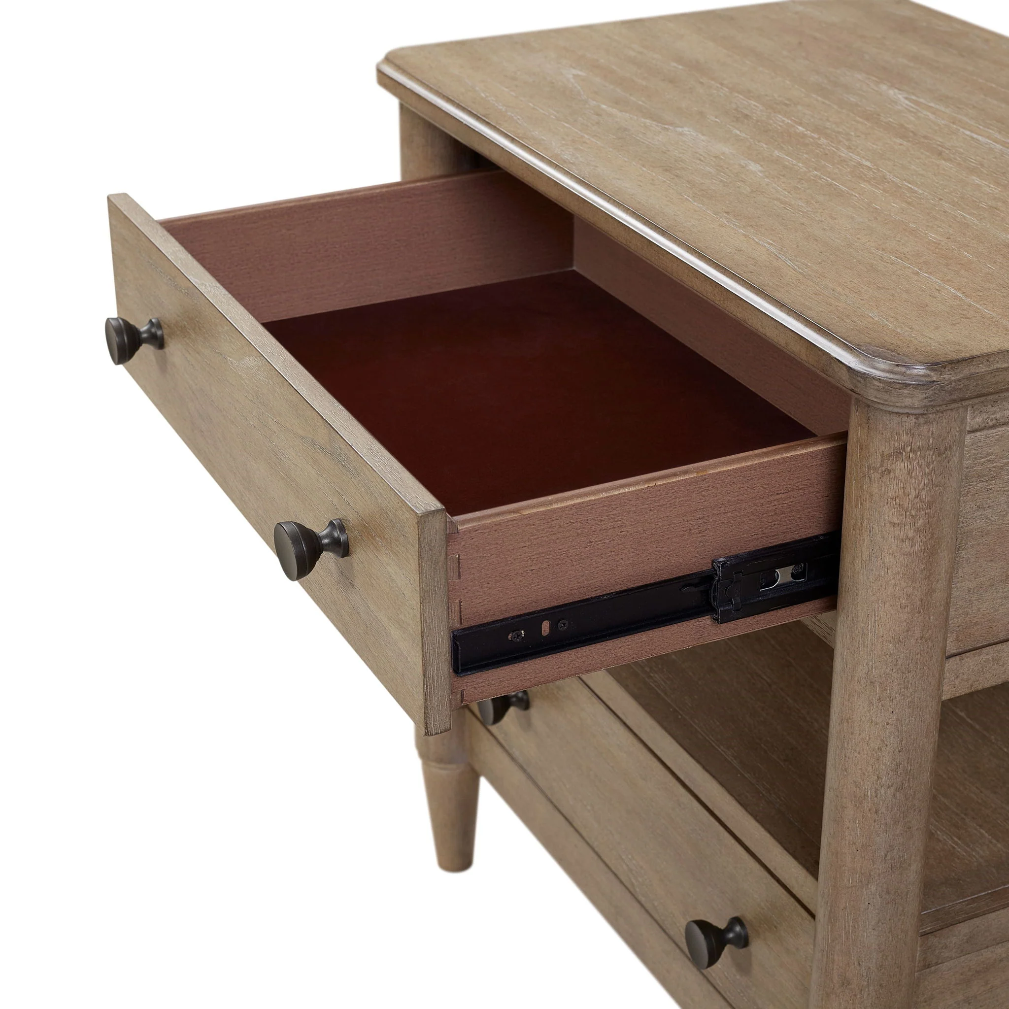 Open Nightstand With 2 Drawers - Image 16