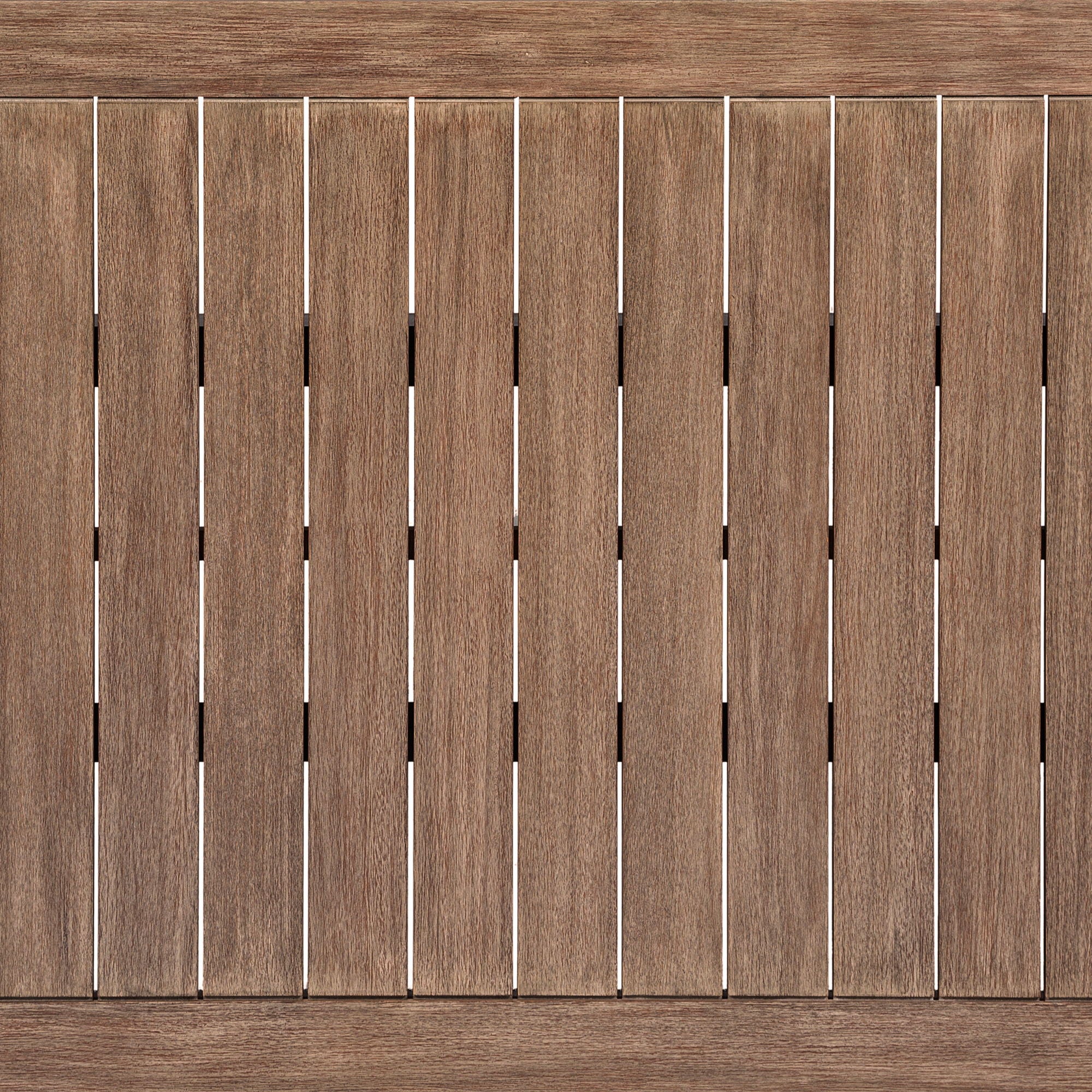 Orbit - Outdoor Patio Dining Table - Weathered Eucalyptus - Image 6