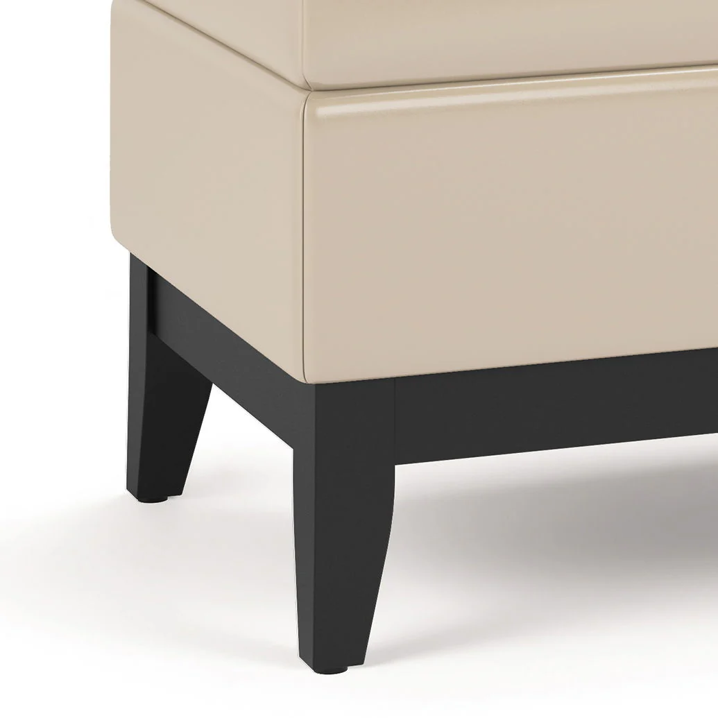 Oregon - Contemporary Storage Ottoman Bench With Tray - Image 36