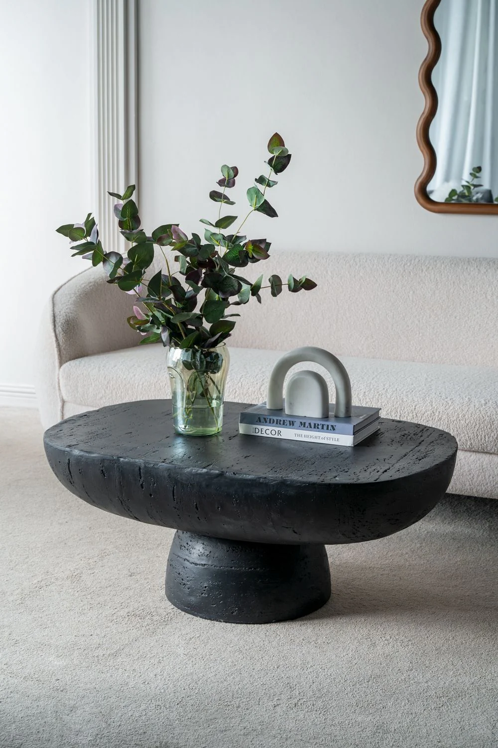 Organic Design Oval Coffee Table - Image 5