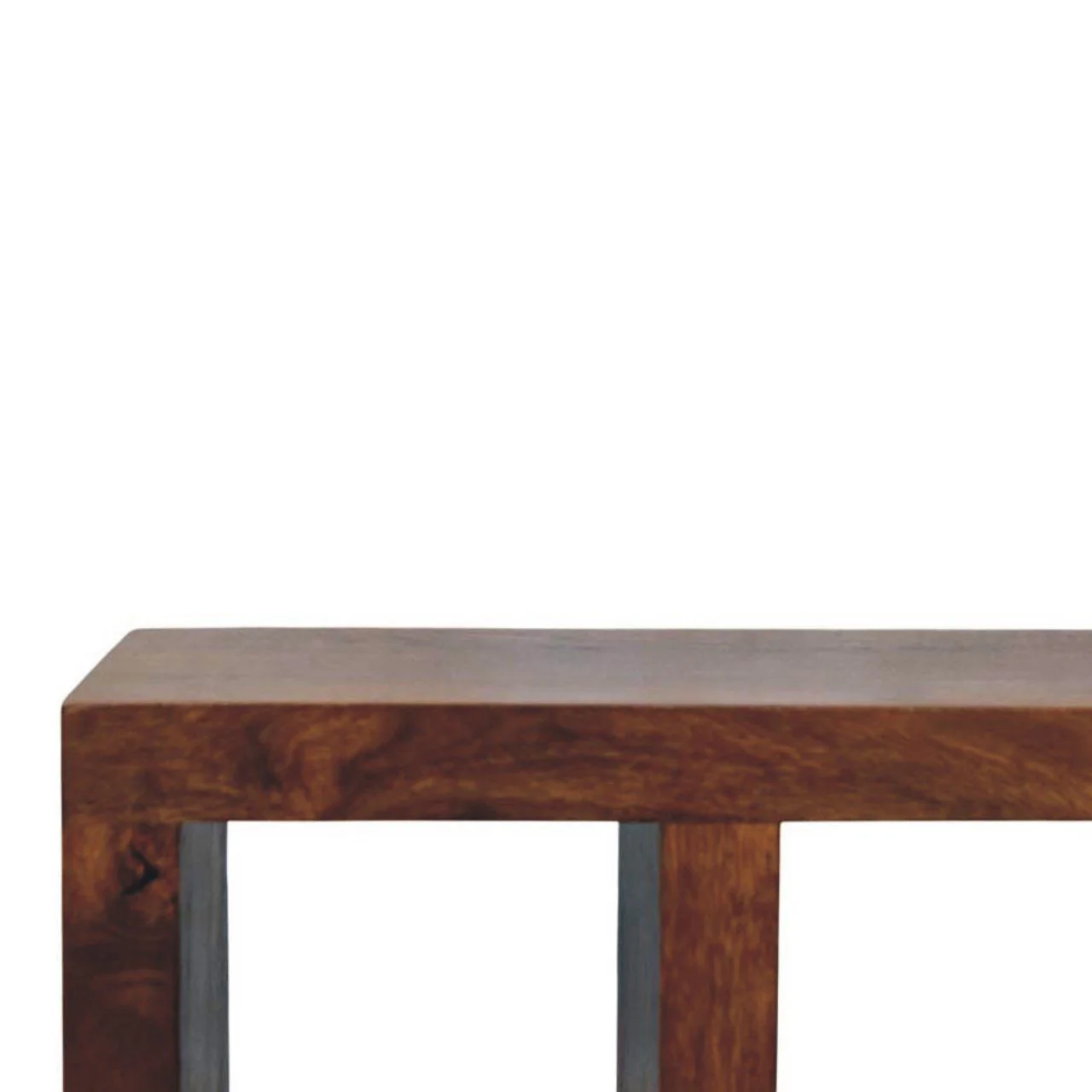 Orion - Curved Media Unit - Brown - Image 2