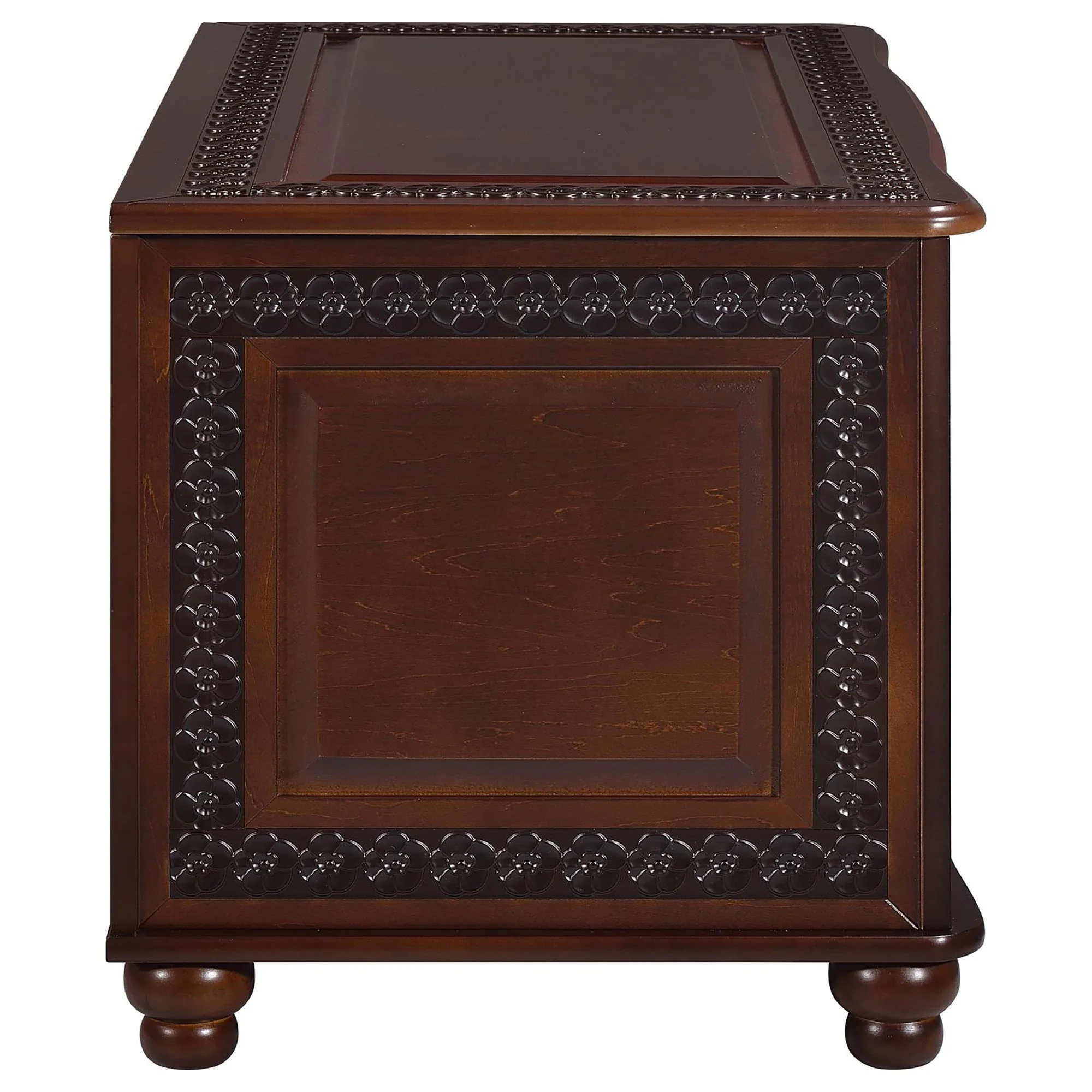Ornate - Deep Flip Open Storage Cedar Chest With Cedar Lining - Brown - Image 5