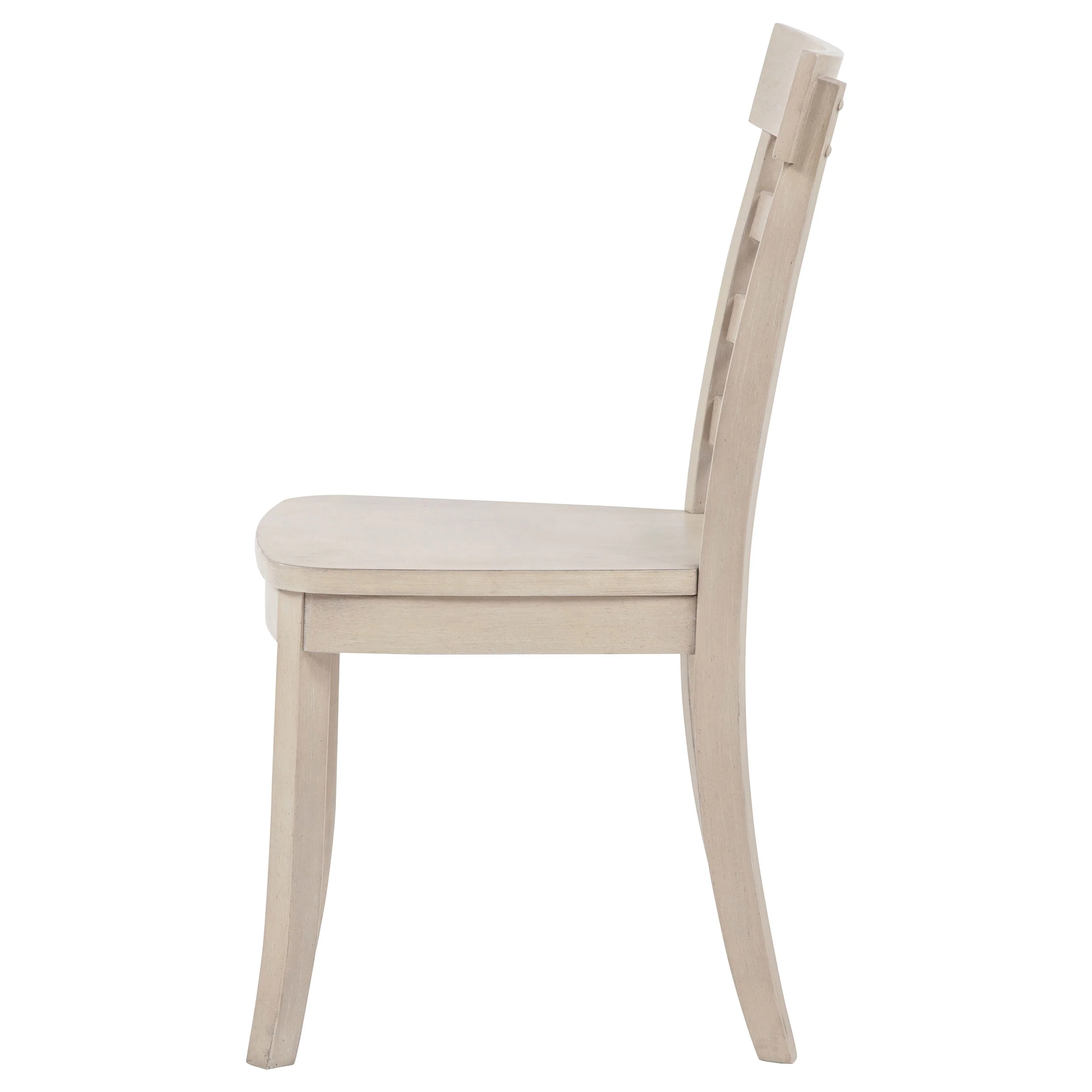 Orrison Ladder Back Dining Side Chair in Linen, Set of 2 - Image 2