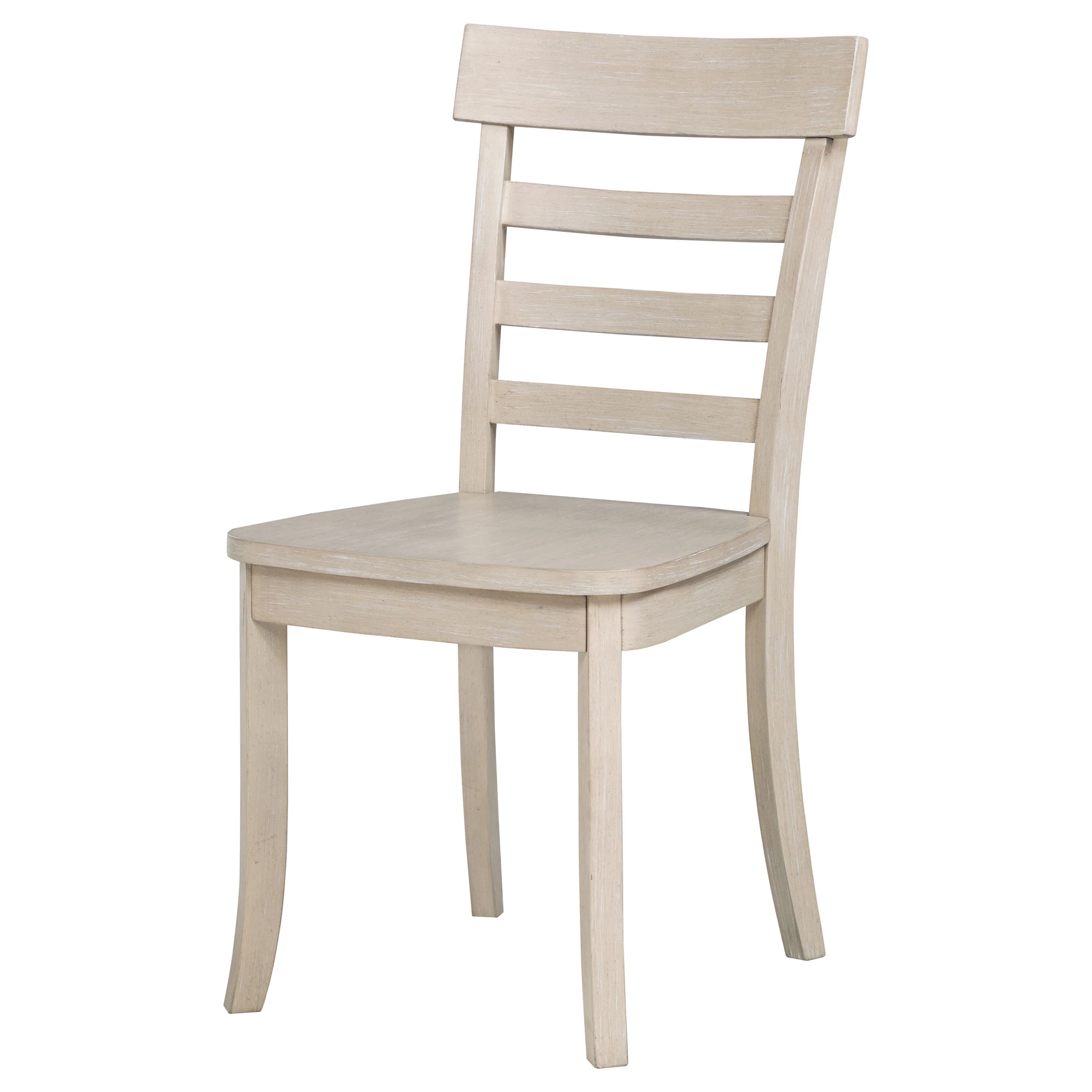 Orrison Ladder Back Dining Side Chair in Linen, Set of 2 - Image 3