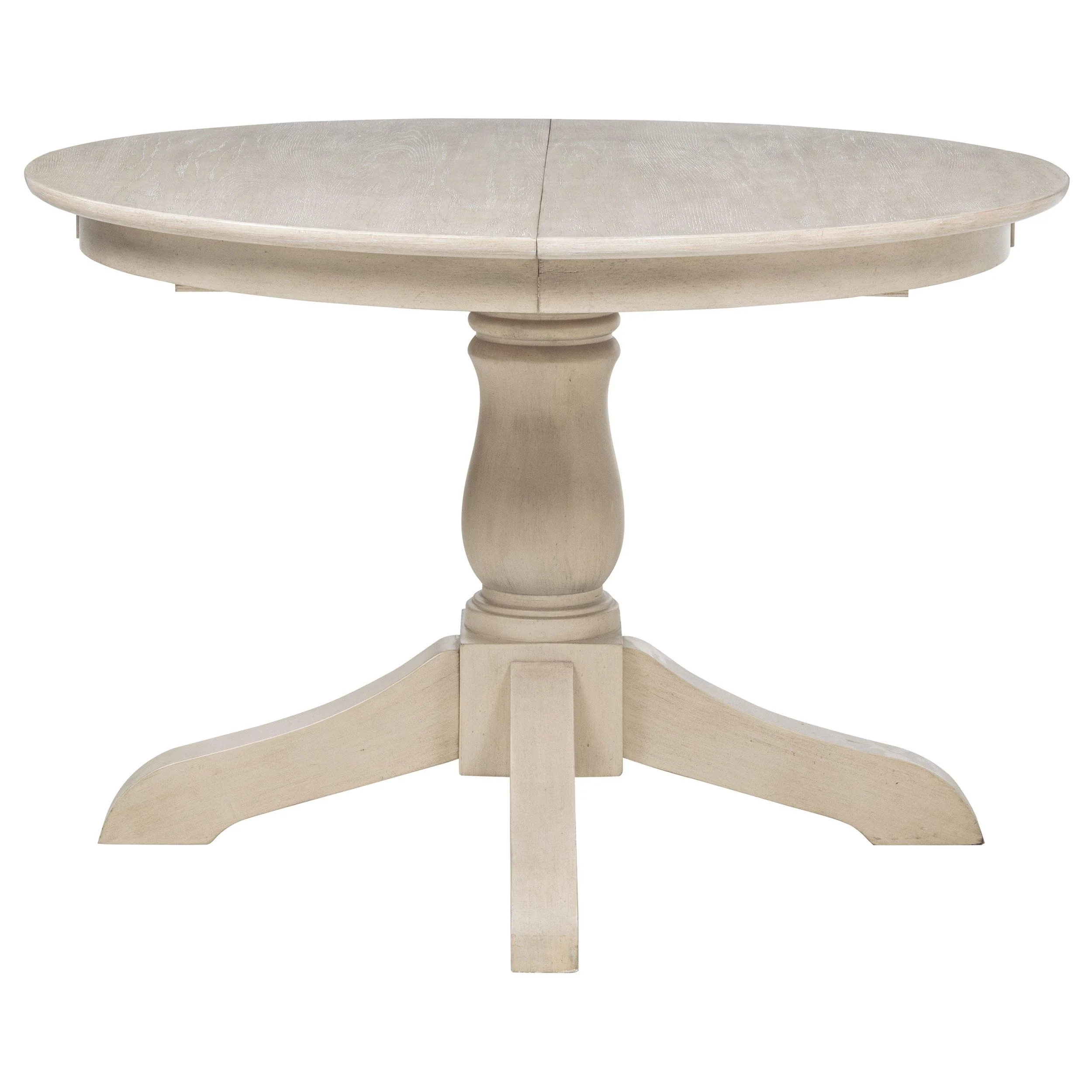 Orrison Oval 62-inch Wood Extension Dining Table, Linen - Image 6