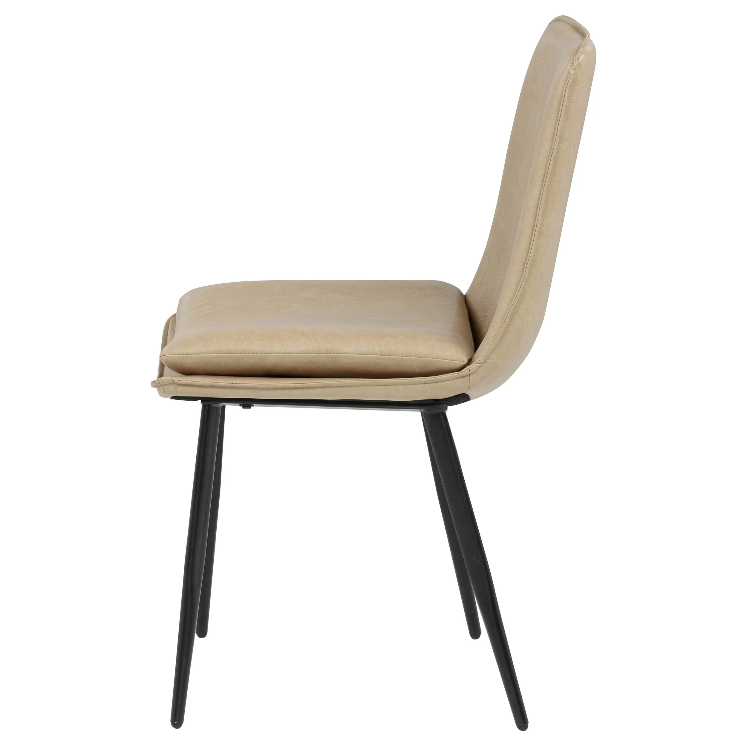 Ortega Upholstered Dining Side Chair Tan, Set of 2 - Image 6