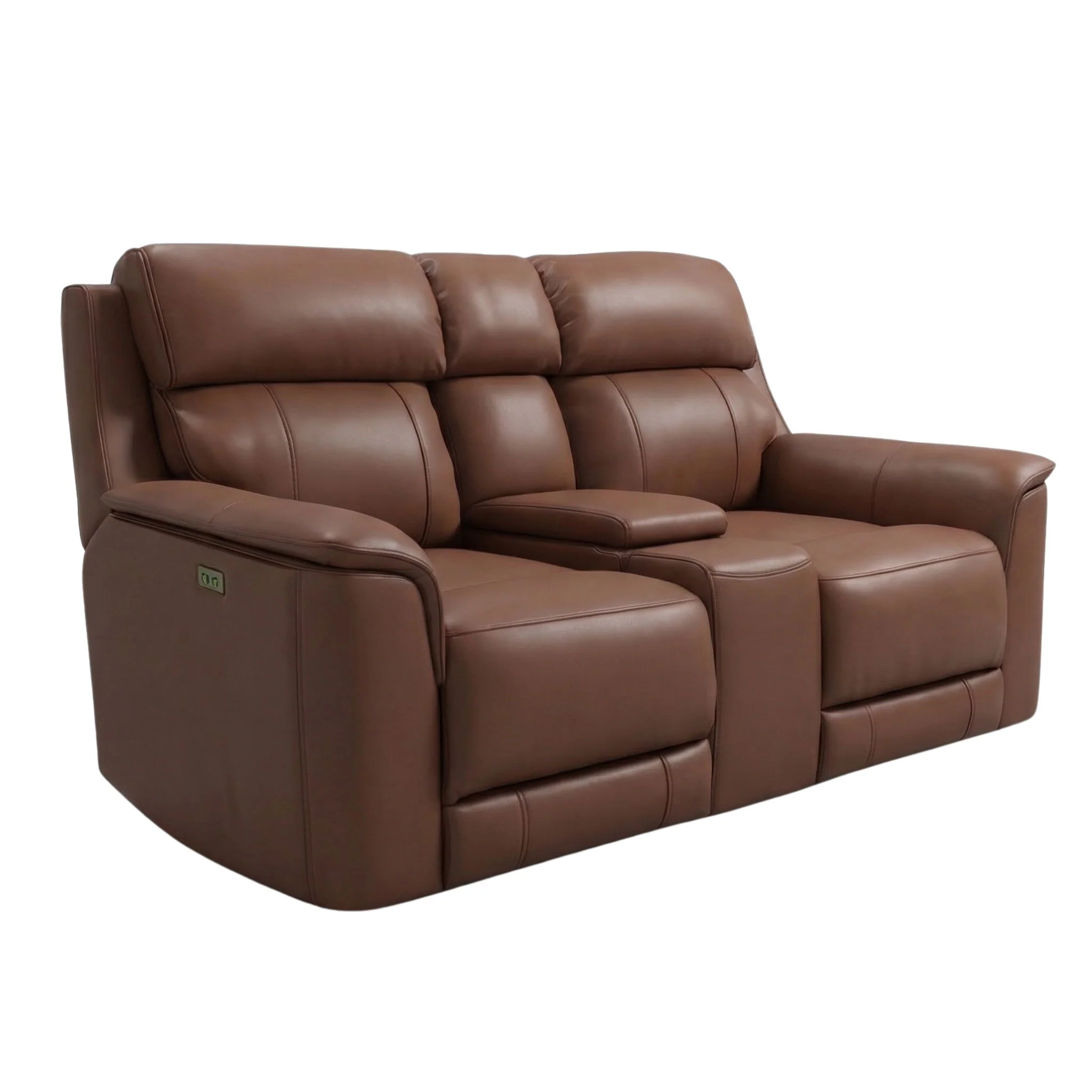 Oslo - Dual Power Reclining Loveseat With Console - Image 2