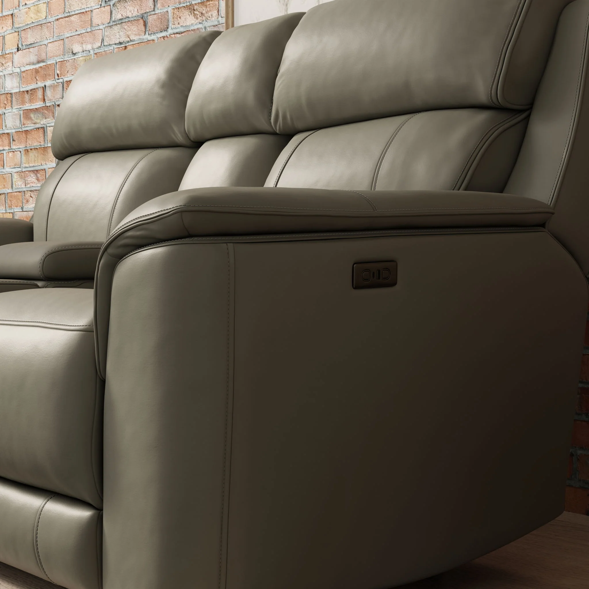 Oslo - Dual Power Reclining Loveseat With Console - Image 22