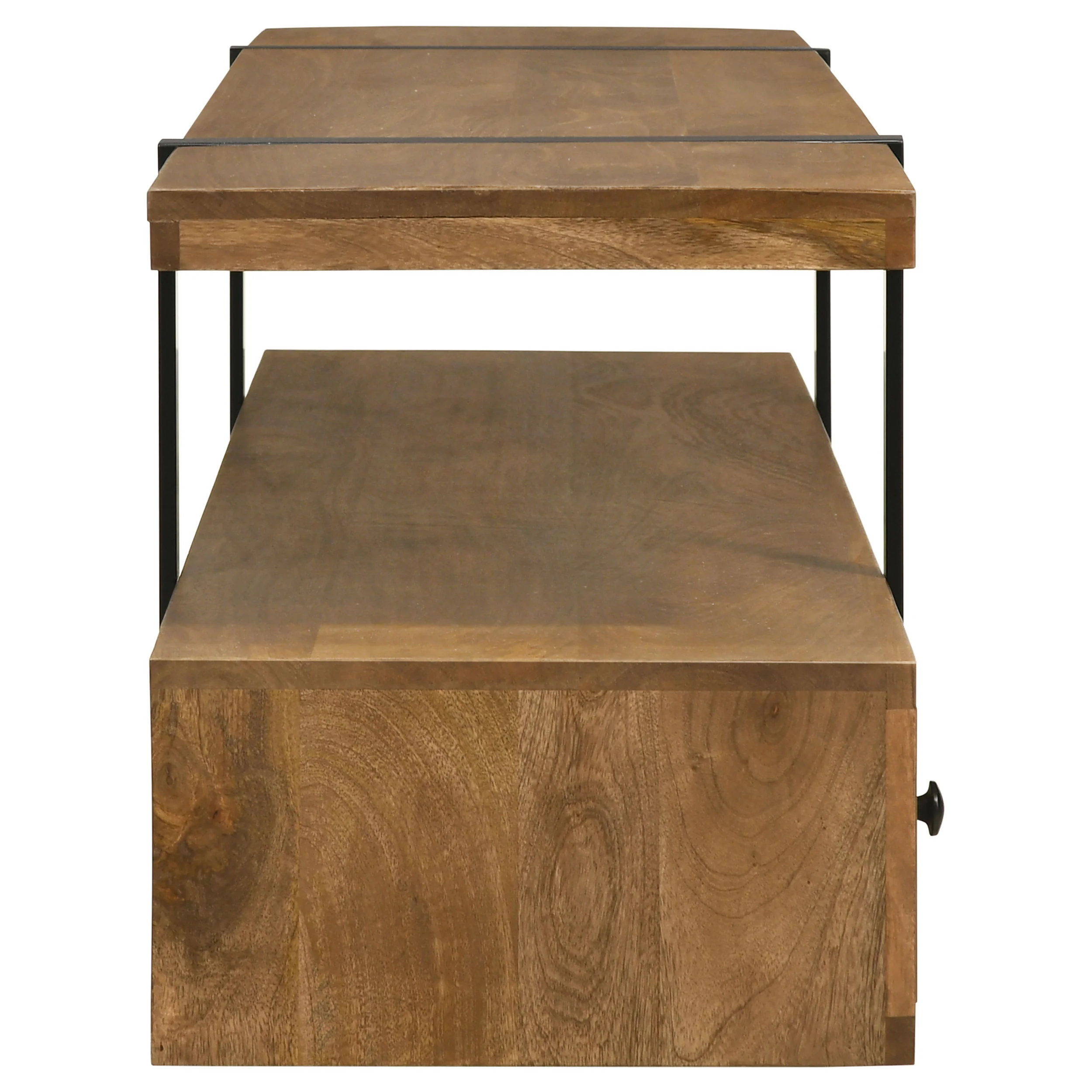 Otto 5-Drawer Mango Wood TV Stand - 70 Inch Brown - Image 7