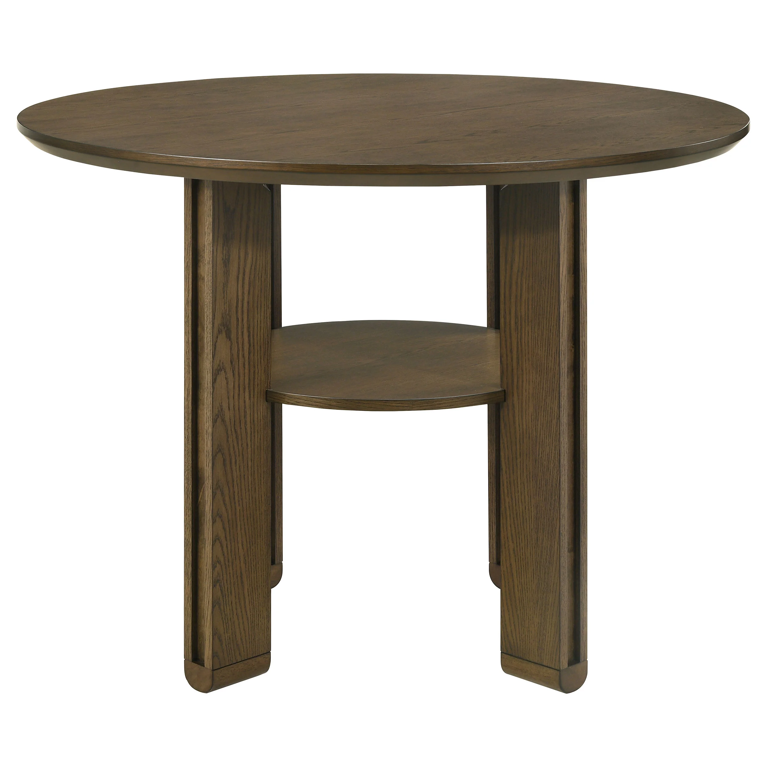 Ottowa 5-Piece Round Counter Height Dining Set in Brown - Image 2