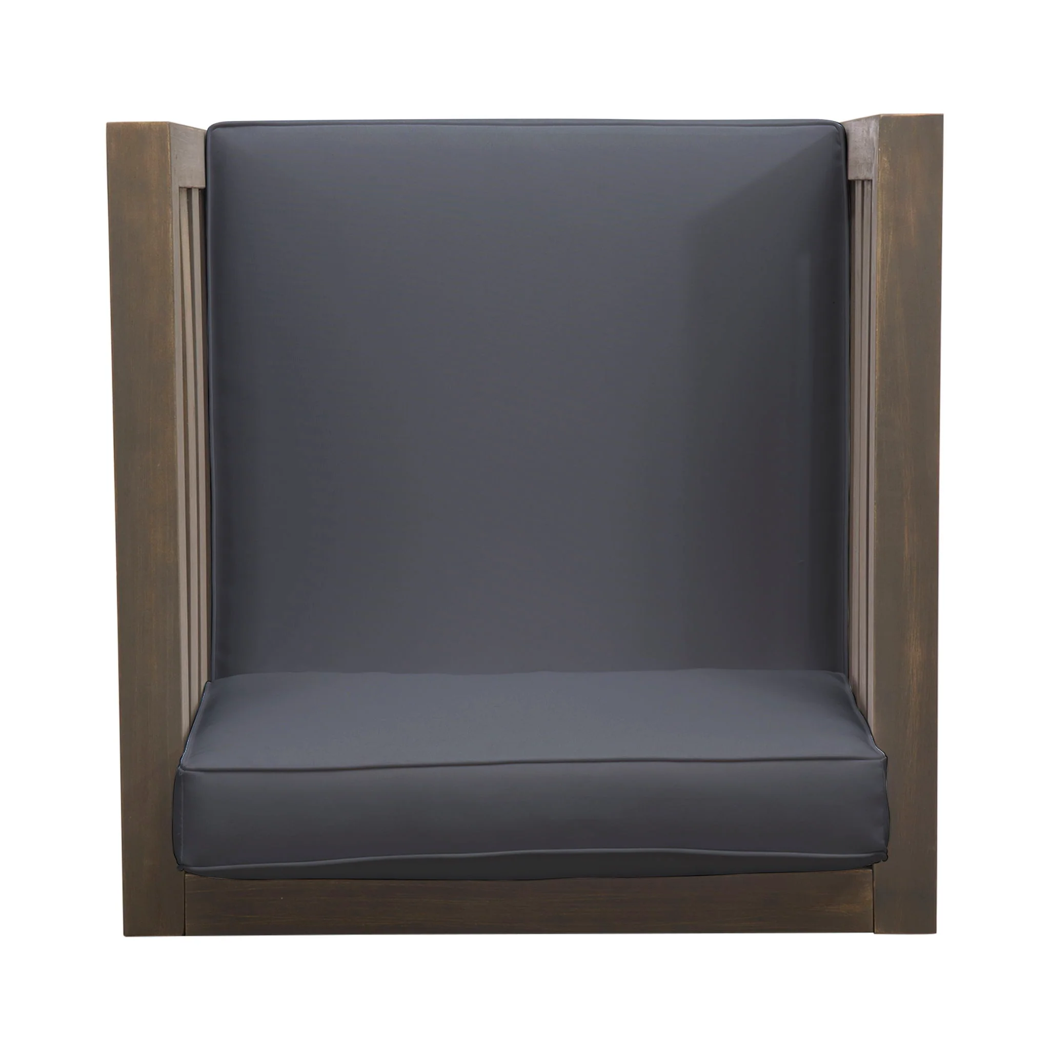 Outdoor Acacia Wood Patio Chair With Fabric Cushion - Image 22