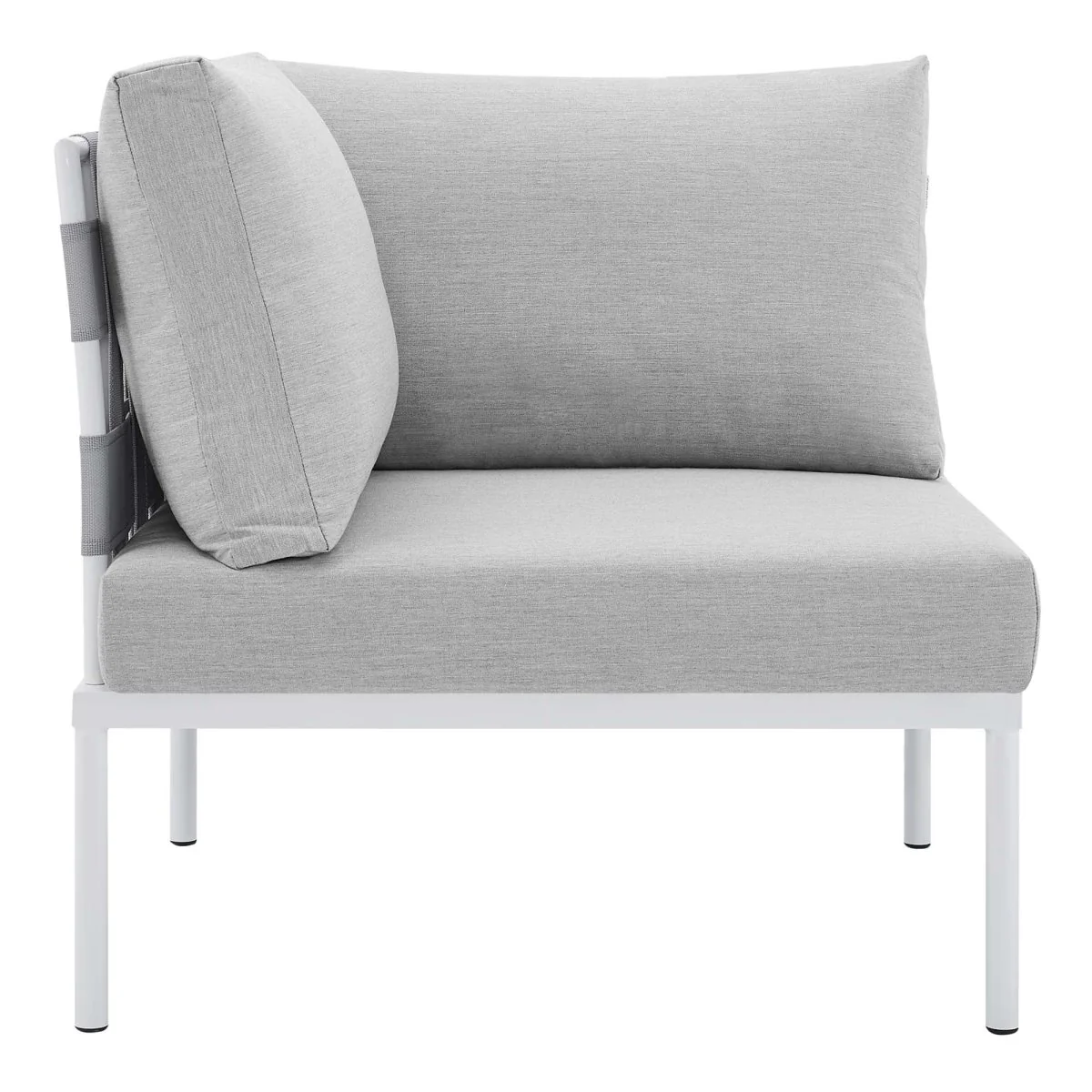 Outdoor Aluminum Corner Chair with Sunbrella® Fabric — Durable All-Weather Seating - Image 11
