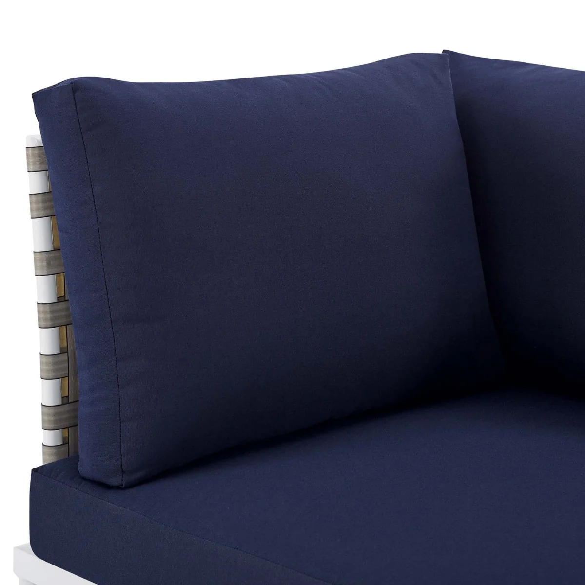 Outdoor Aluminum Corner Chair with Sunbrella® Fabric — Weather-Resistant Patio Seating - Image 13