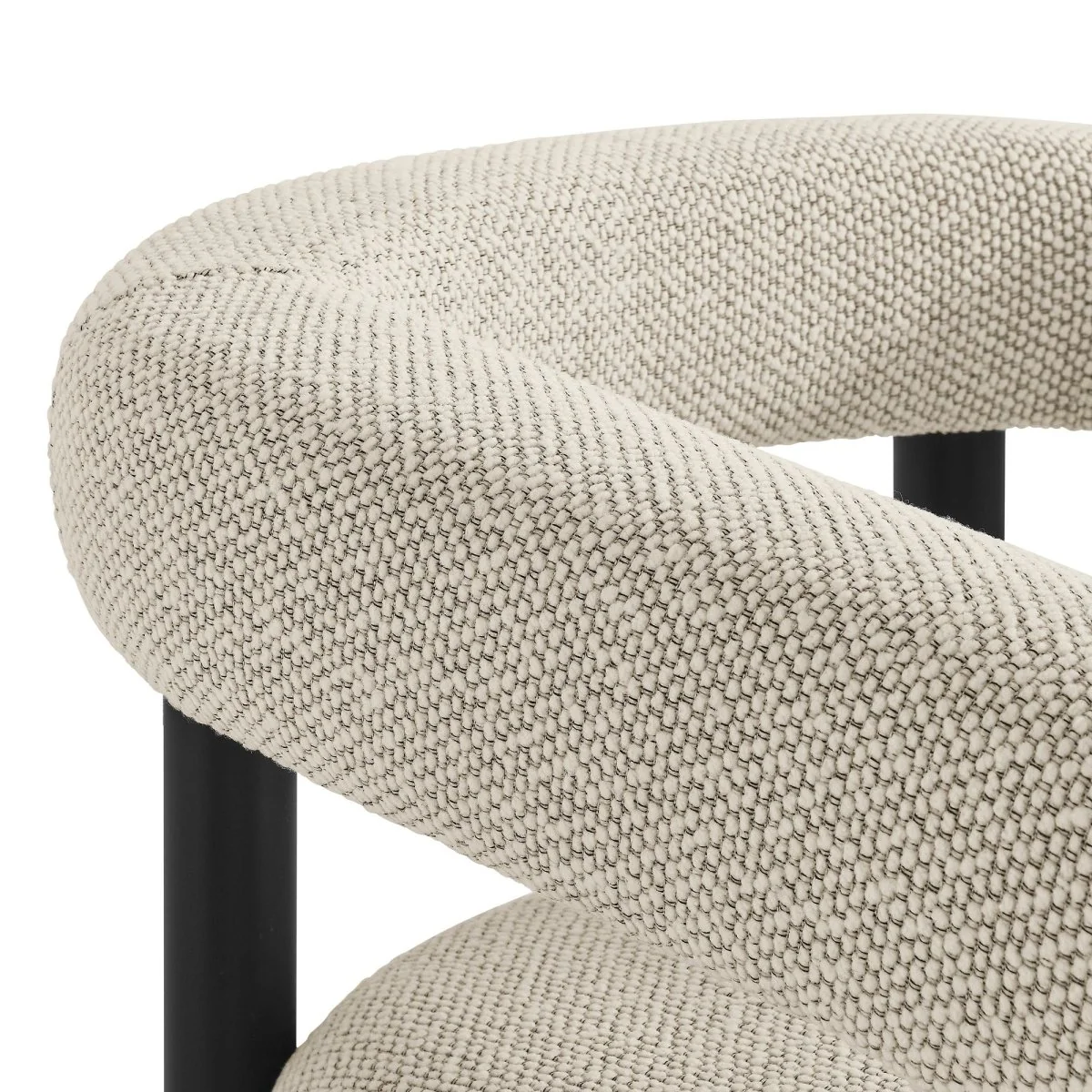 Outdoor Aluminum Dining Armchairs with Cushions - Weather-Resistant Patio Dining Seating - Image 10