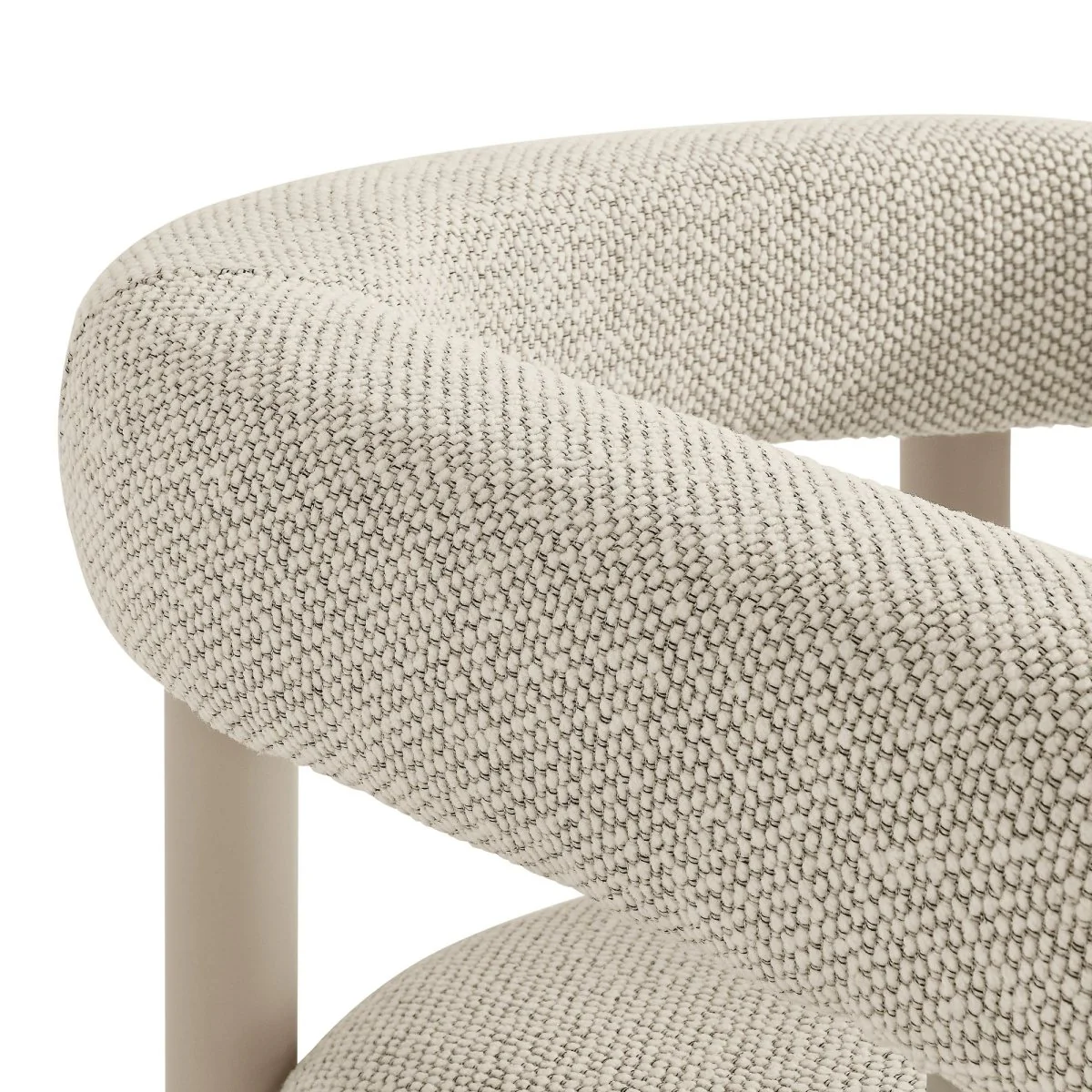 Outdoor Aluminum Dining Armchairs with Cushions - Weather-Resistant Patio Dining Seating - Image 32