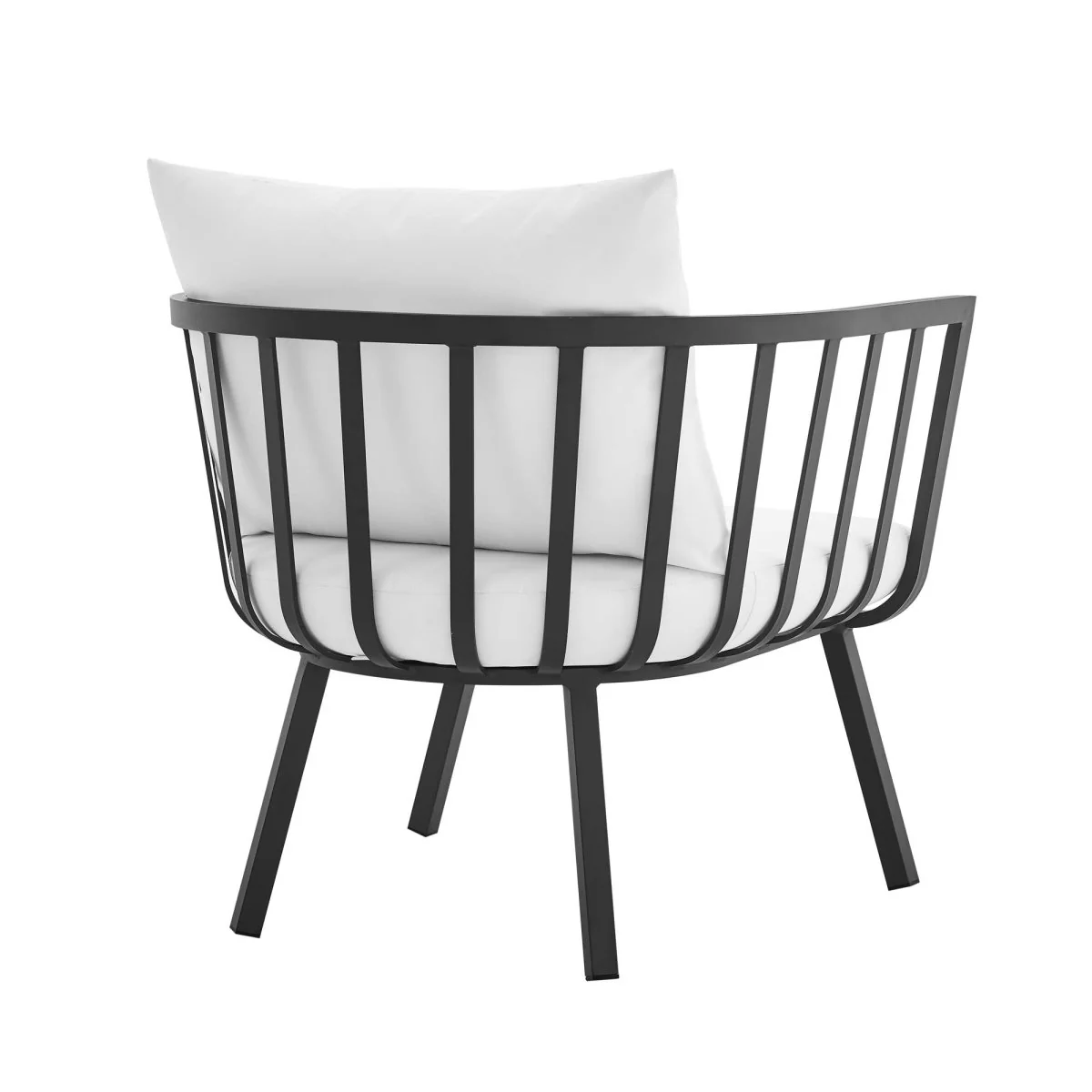 Outdoor Aluminum Patio Armchair Set of 2 Durable Weather-Resistant Seating for Porch - Image 13