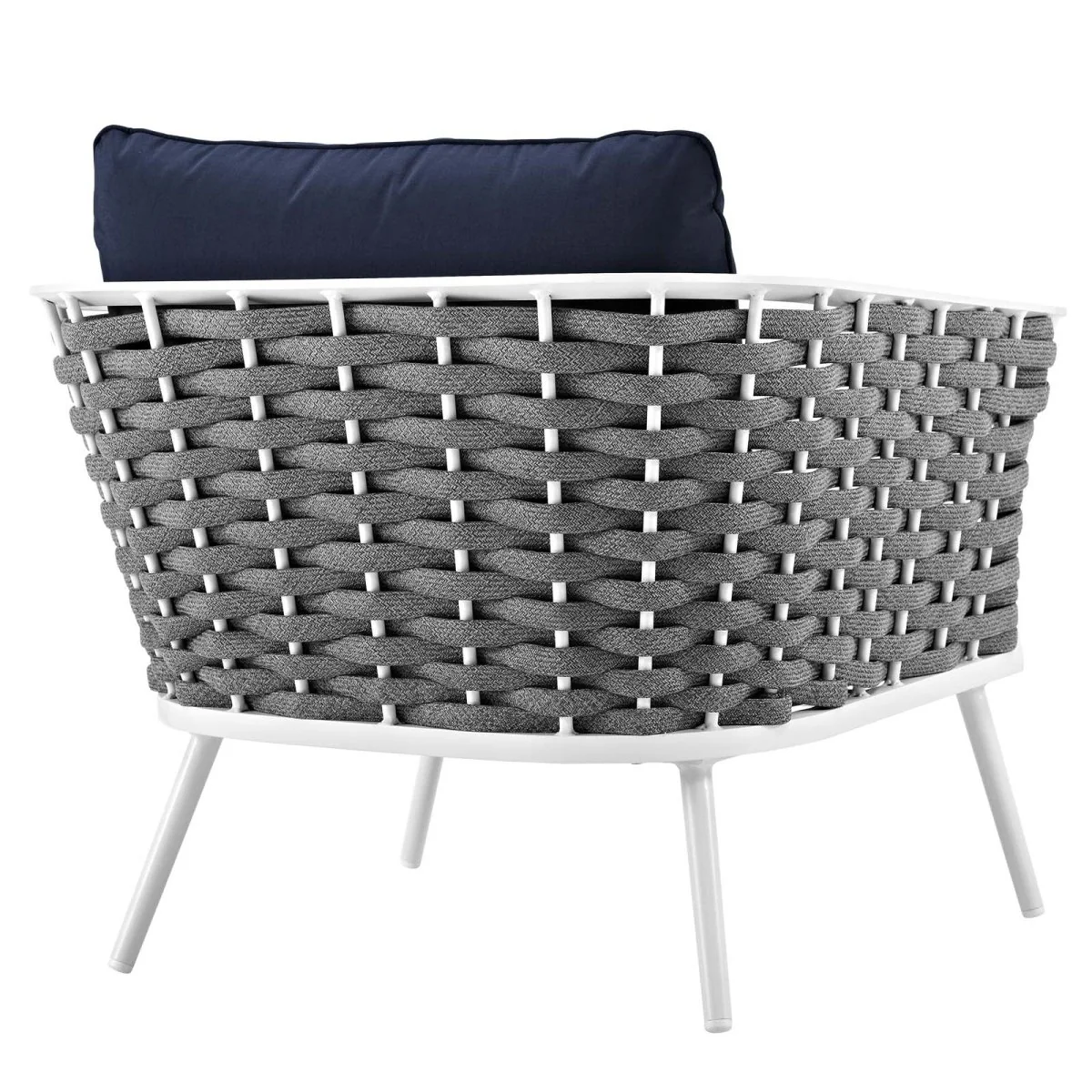 Outdoor Aluminum Patio Armchair — Weather-Resistant Design for Porch, Patio and Deck - Image 16