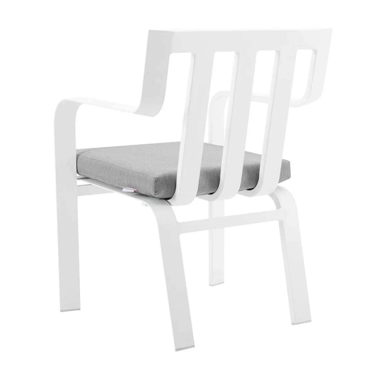 Outdoor Aluminum Upholstered Armchairs – Patio Upholstered Armchair Set - Image 13