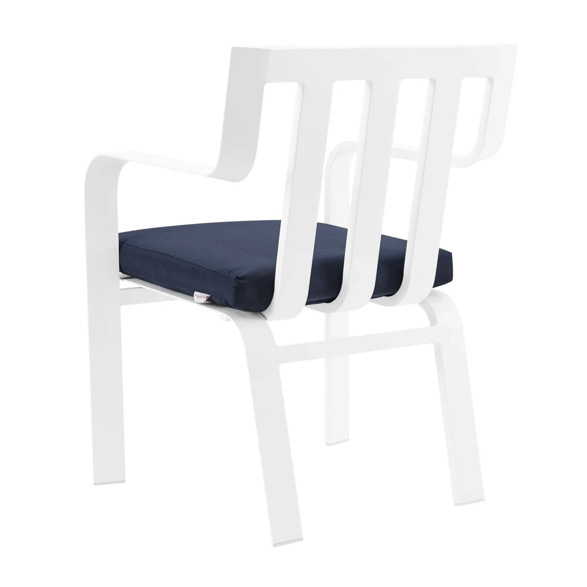 Outdoor Aluminum Upholstered Armchairs – Patio Upholstered Armchair Set - Image 5