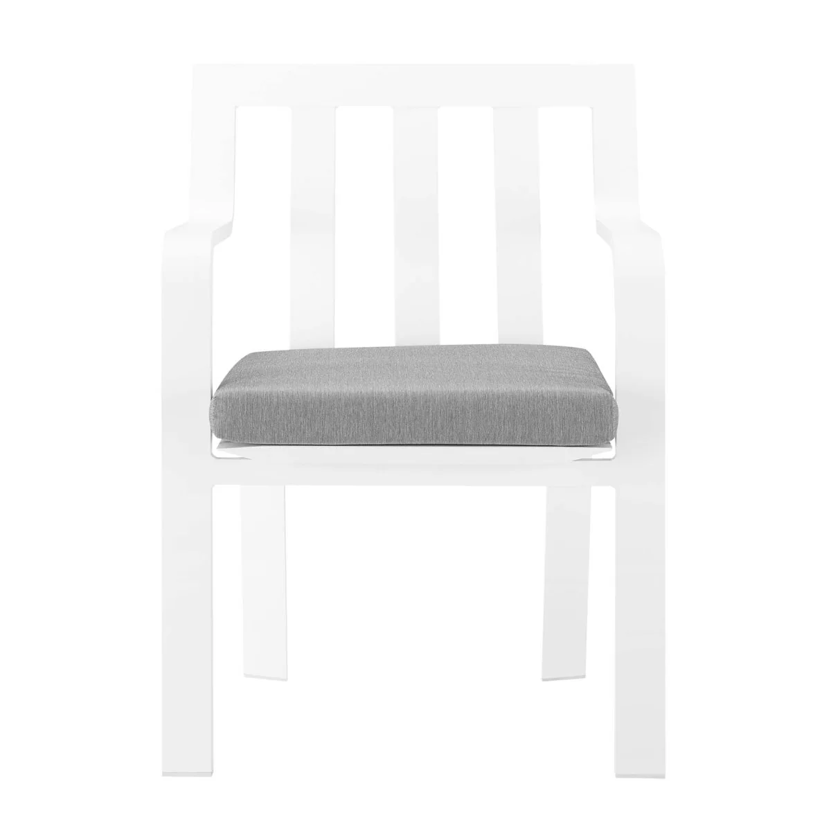 Outdoor Aluminum Upholstered Dining Armchair – Comfortable Patio Dining Armchair - Image 12
