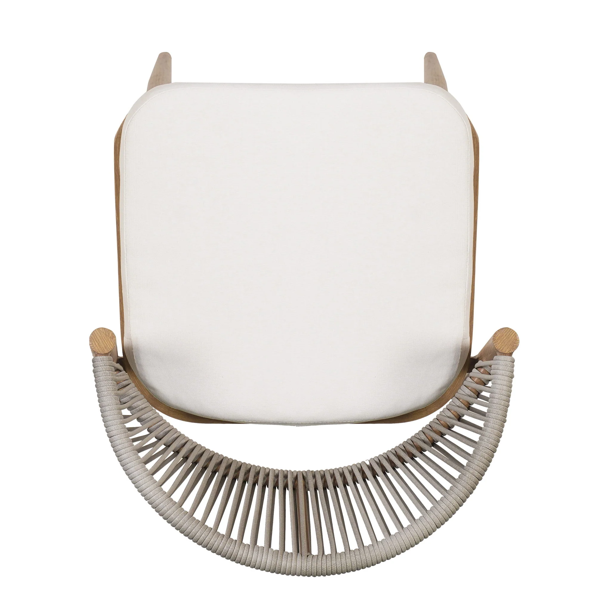 Outdoor Bar Height Metal Frame Counter Stools With Scallop Shaped Backrest & Water Resistant Cushions - Image 11