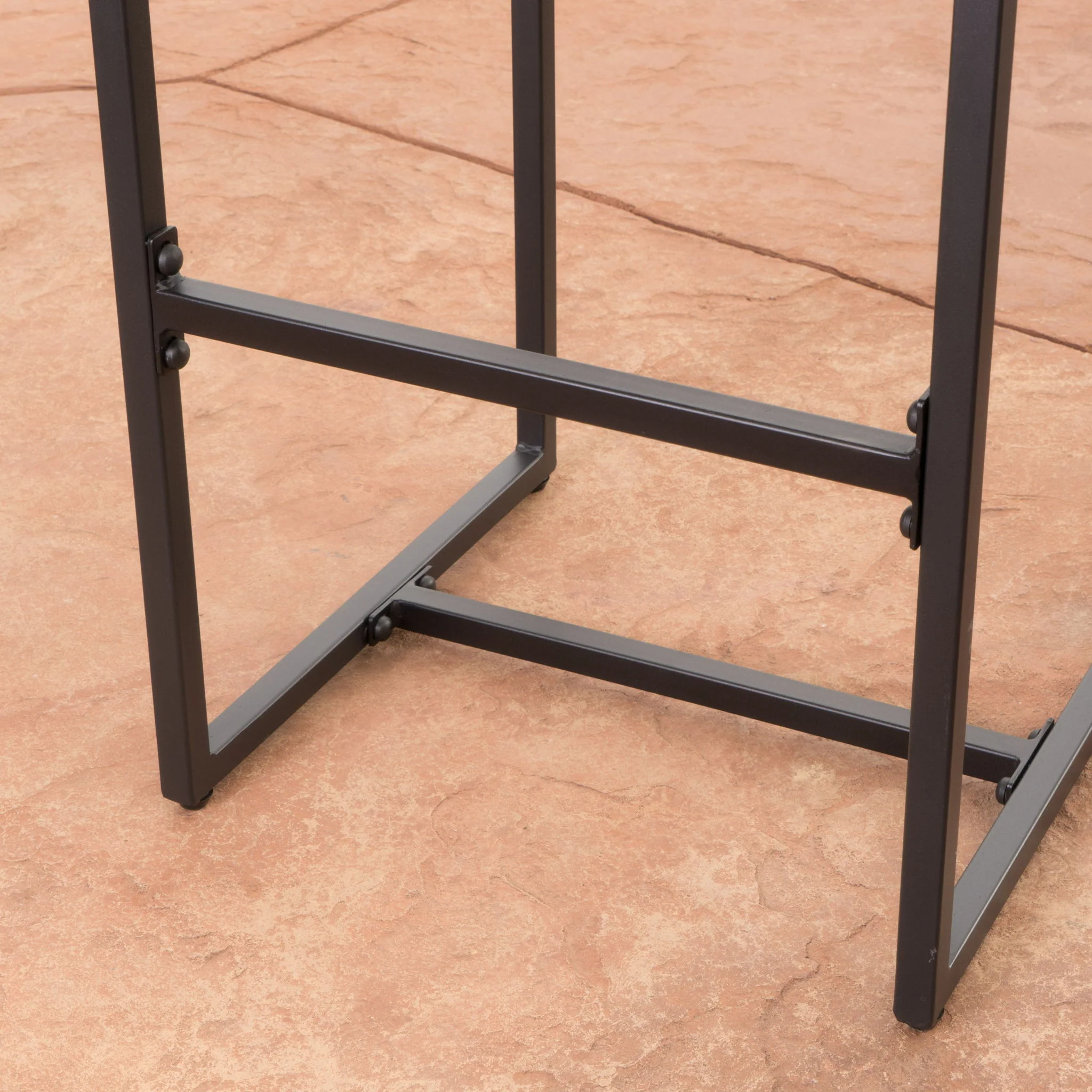 Outdoor Barstool With Hand Crafted Details (Set of 2) - Image 6