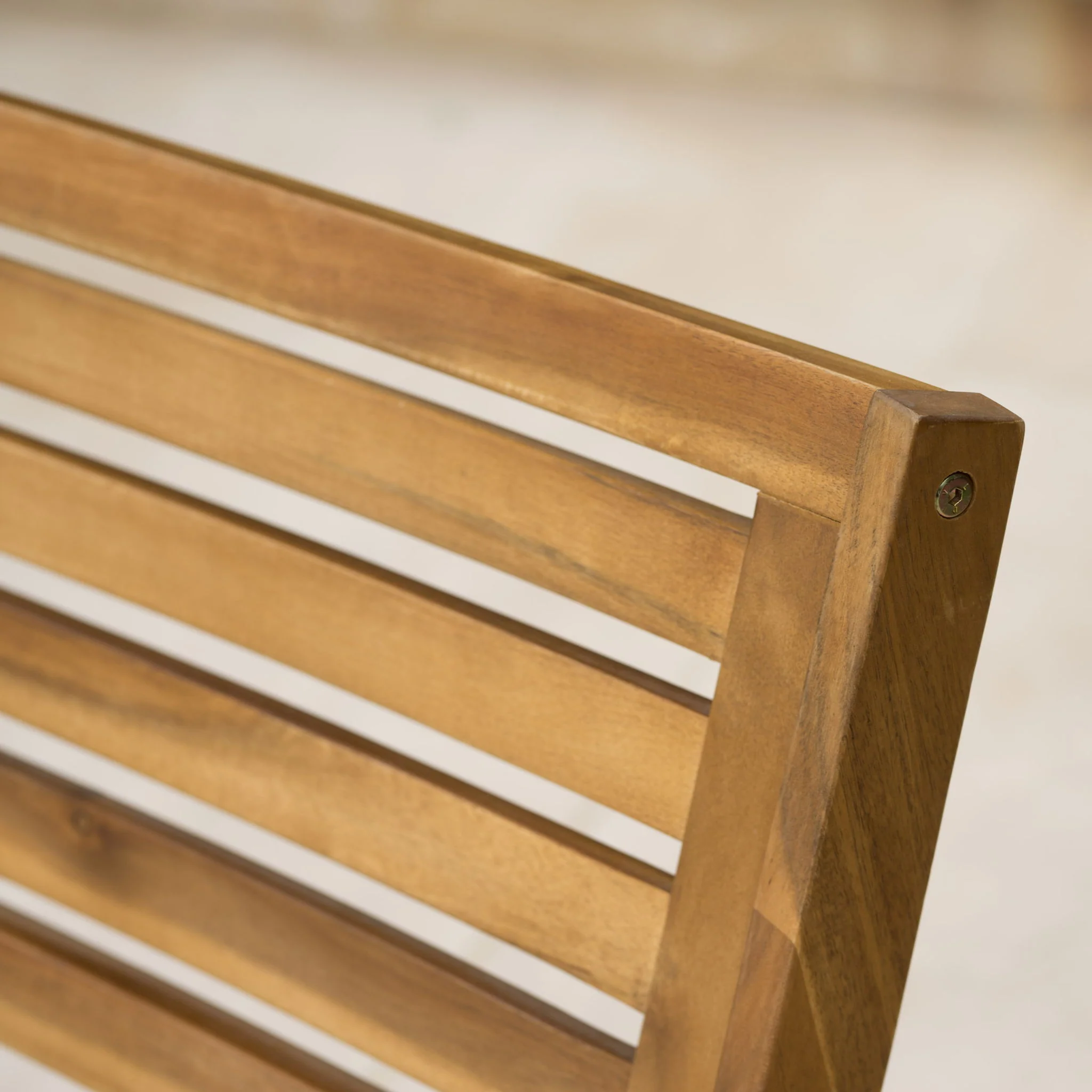 Outdoor Dining Set With Coffee Table And 2 Chairs - Teak - Image 9