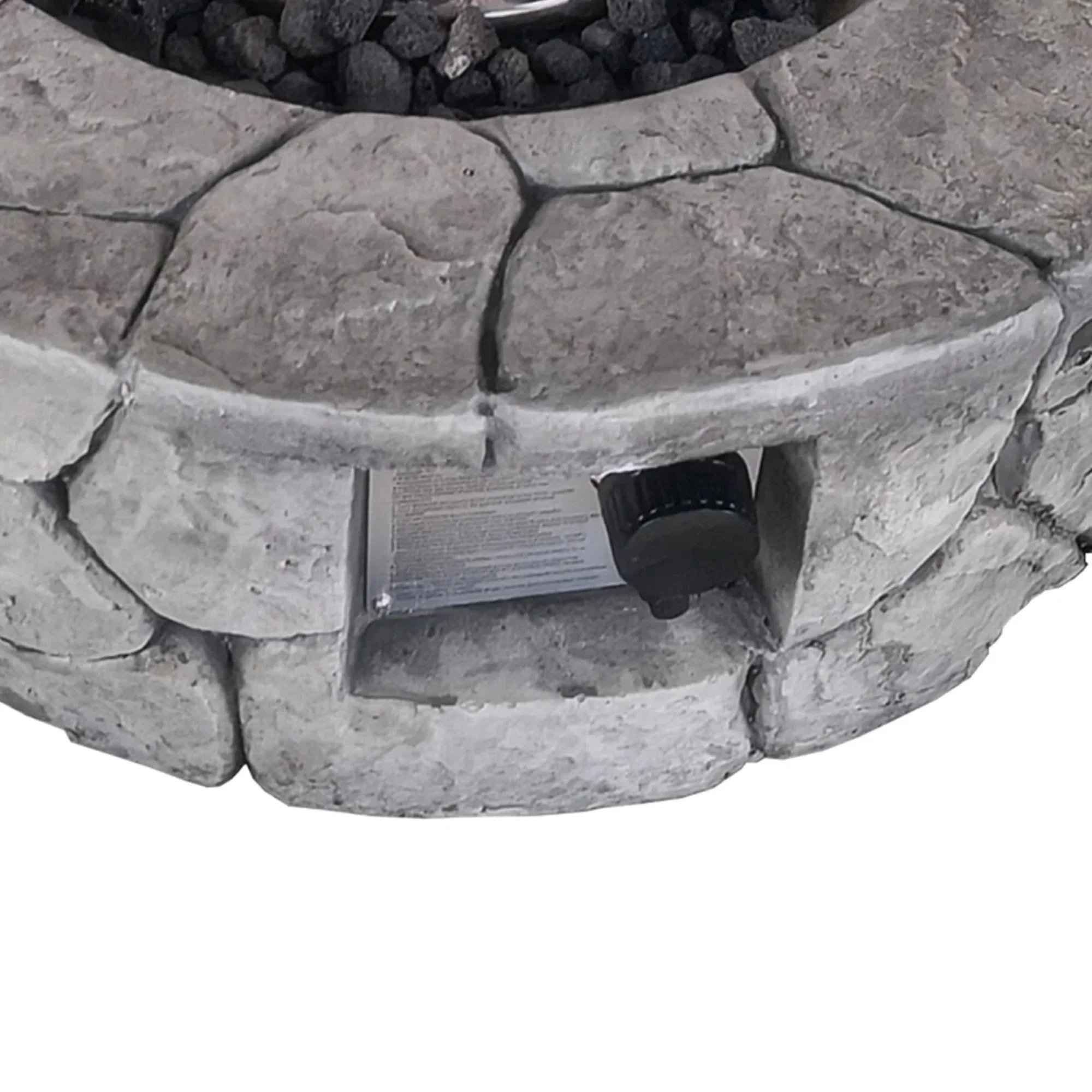 Outdoor Fire Pit Garden Heater Concrete Propane Gas Burning - Image 11