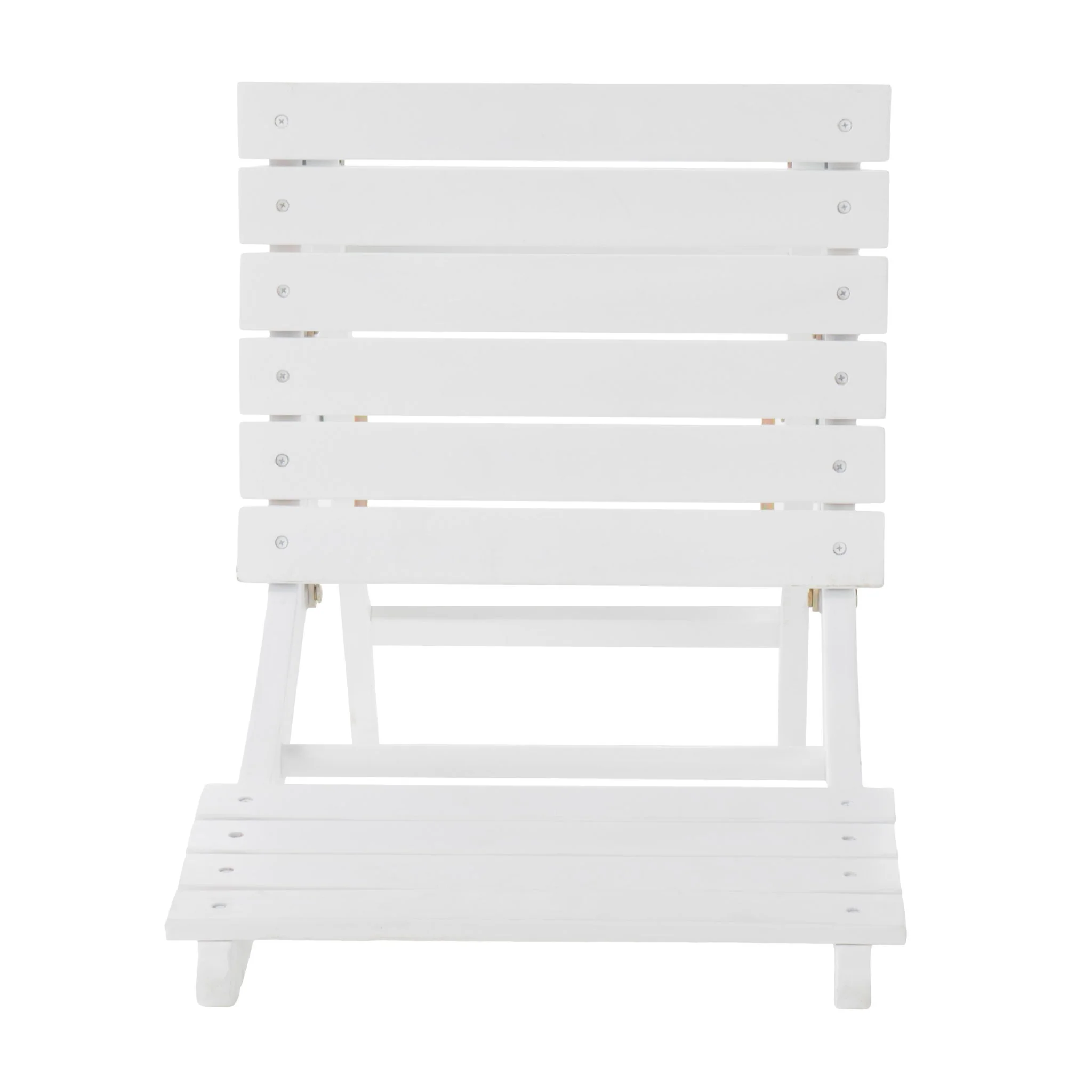 Outdoor Foldable Wood Dining Chair With Slat Design (Set of 2) - Image 20