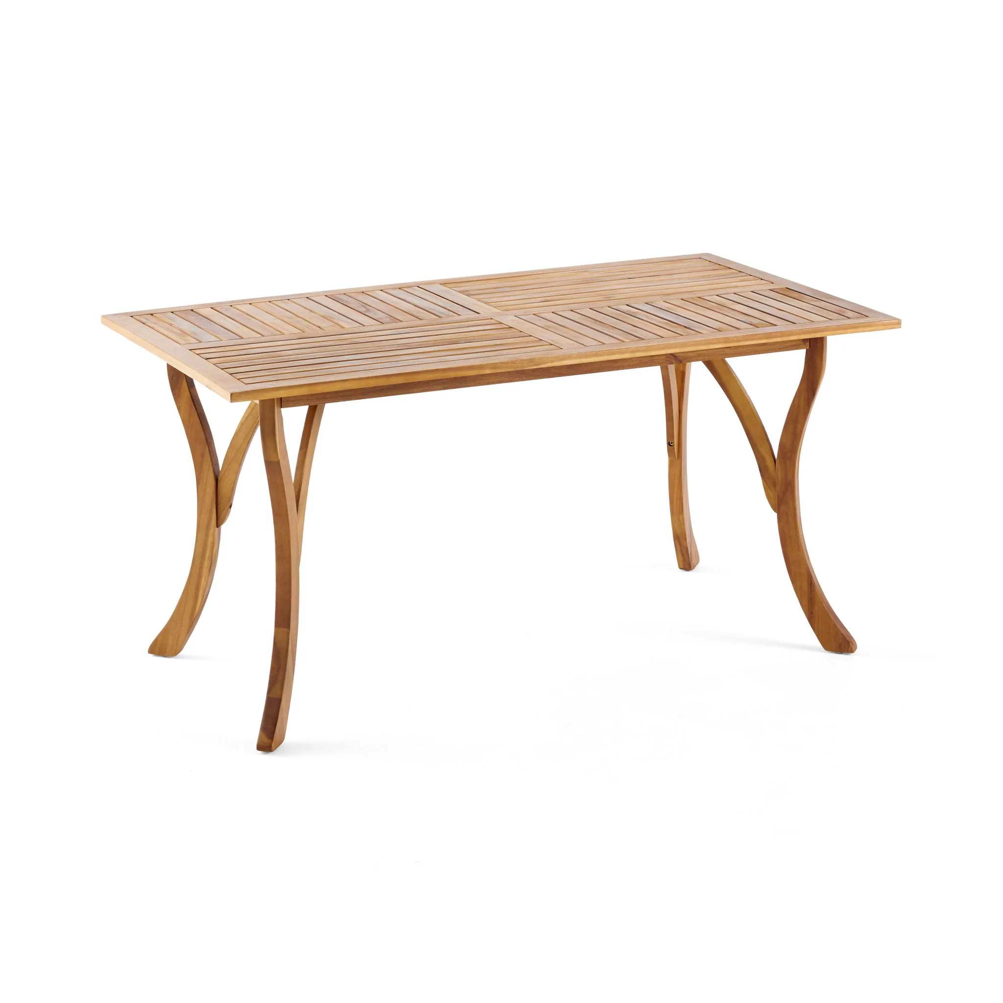 Outdoor Hermosa 7 Piece Wood Dining Set With Cushions - Teak - Image 4