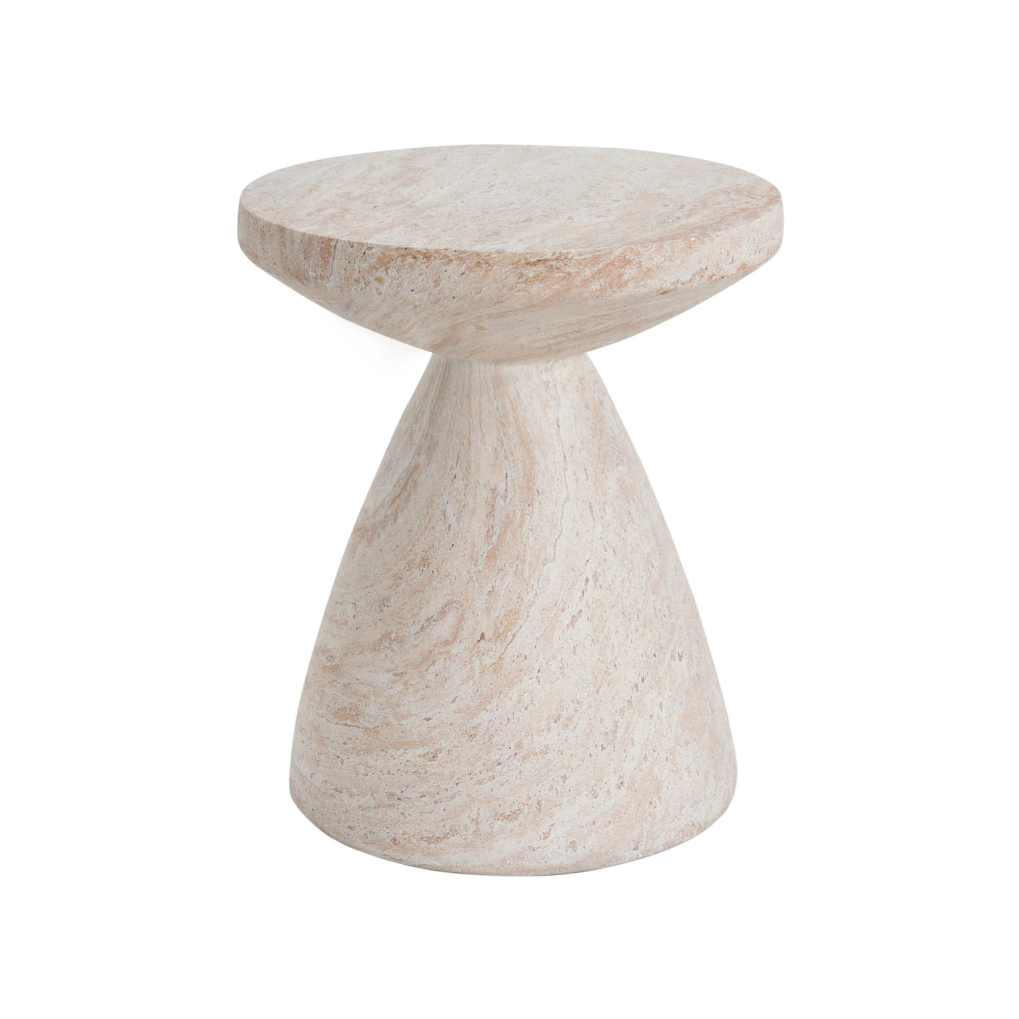 Outdoor / Indoor Lightweight Concrete Side Table - Image 2