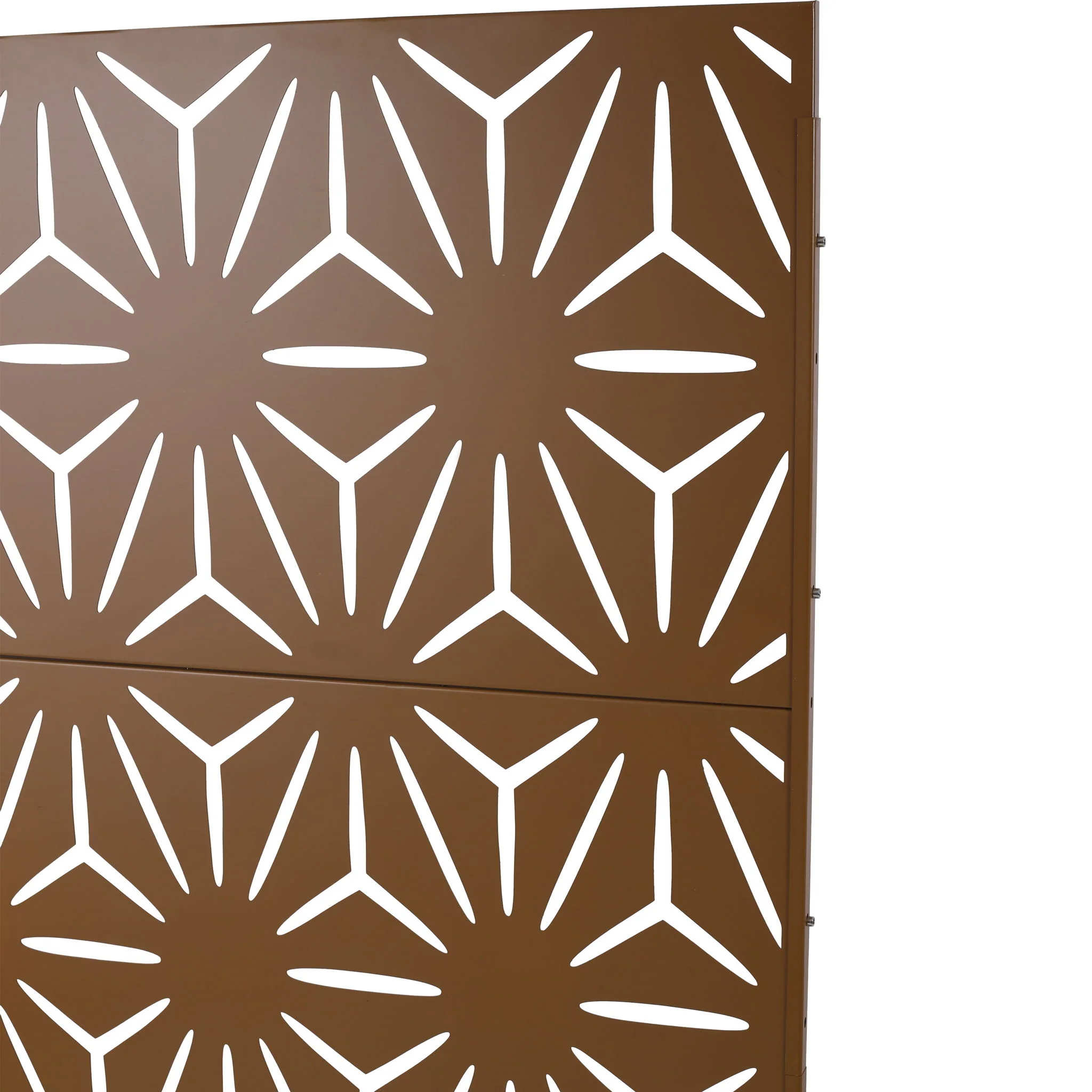 Outdoor & Indoor Metal Privacy Screen, Freestanding Decorative Panels - Image 11