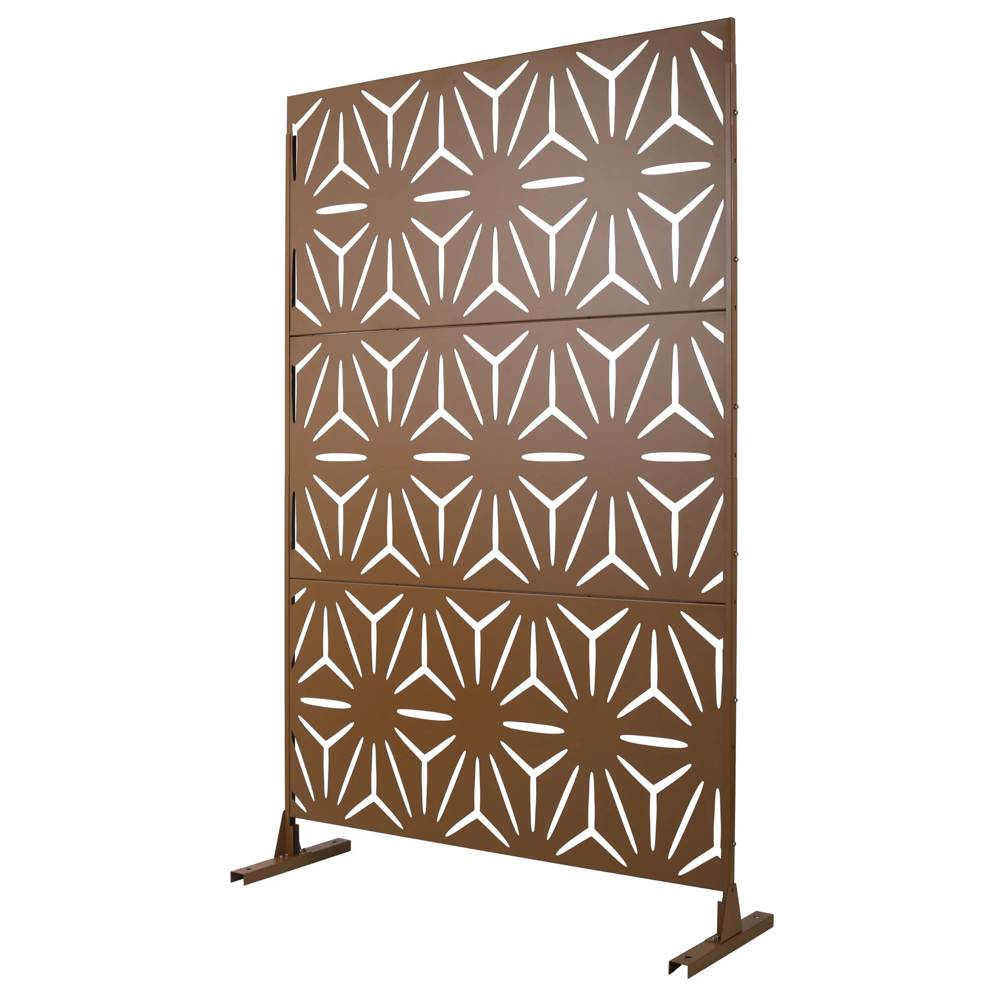 Outdoor & Indoor Metal Privacy Screen, Freestanding Decorative Panels - Image 17