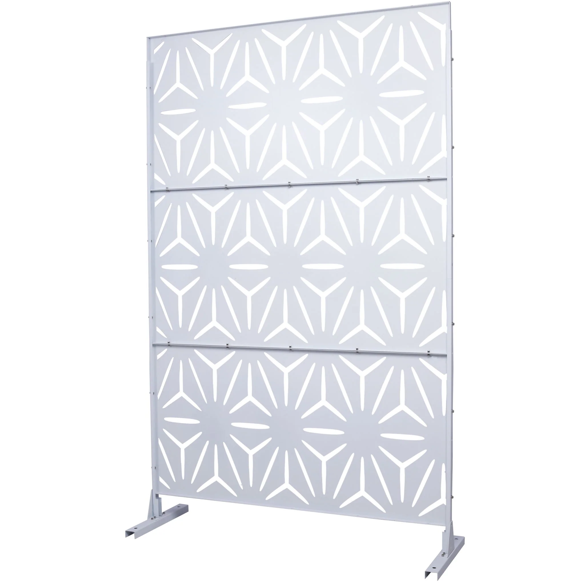 Outdoor & Indoor Metal Privacy Screen, Freestanding Decorative Panels - Image 24