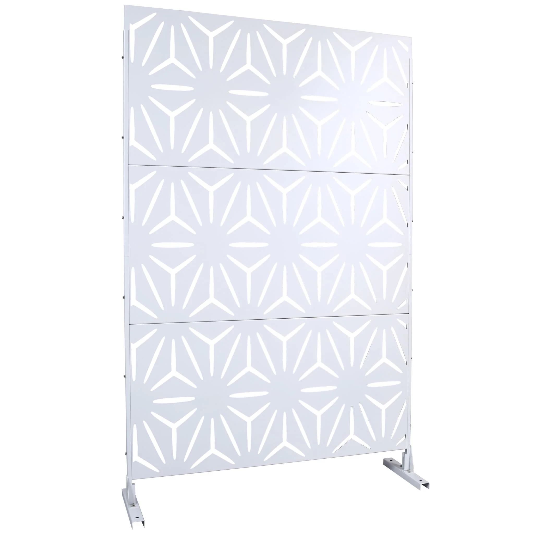 Outdoor & Indoor Metal Privacy Screen, Freestanding Decorative Panels - Image 6