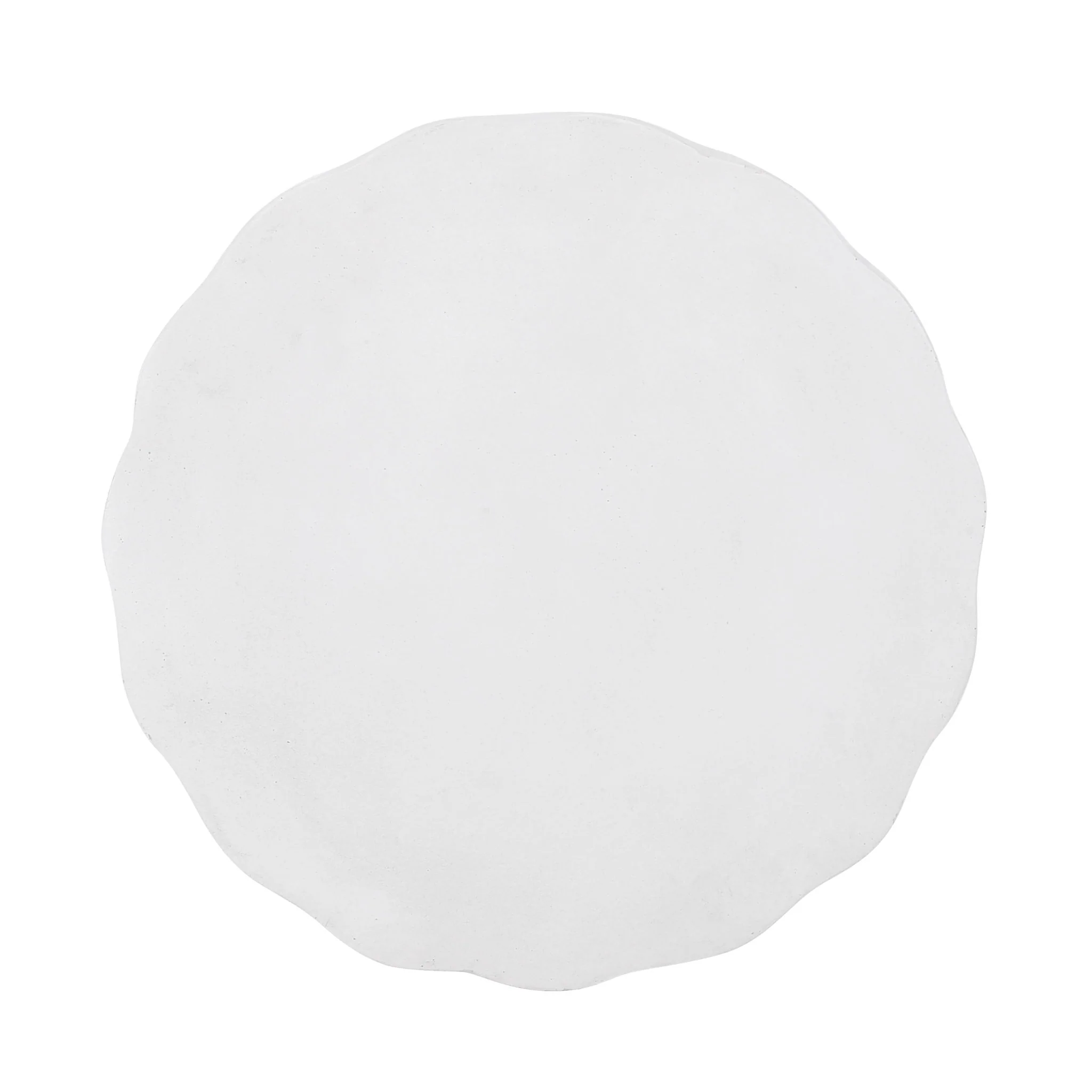 Outdoor Lightweight Concrete, Side Table - Antique White - Image 5