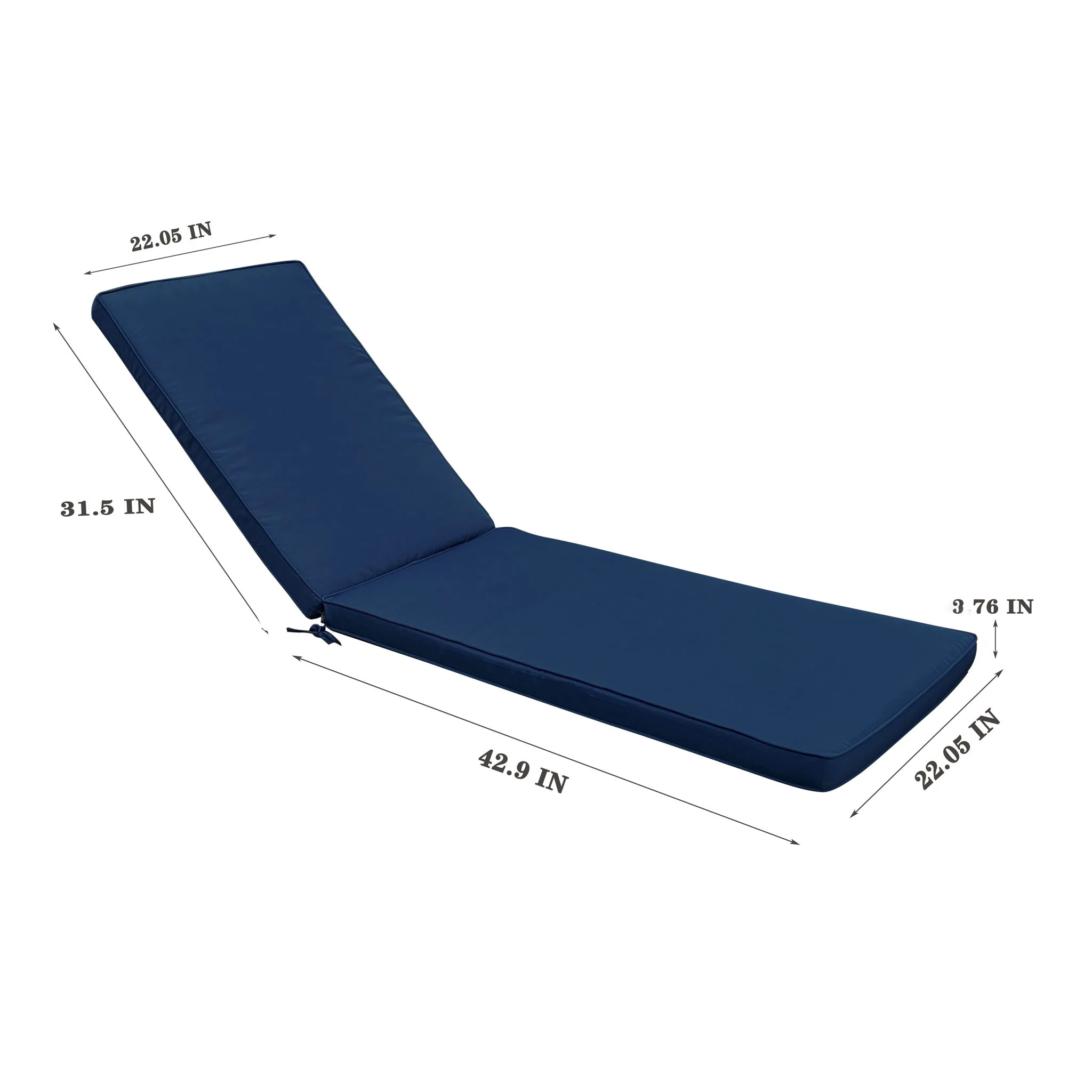 Outdoor Lounge Chair Cushion Replacement Patio Funiture Seat Cushion Chaise - Image 6