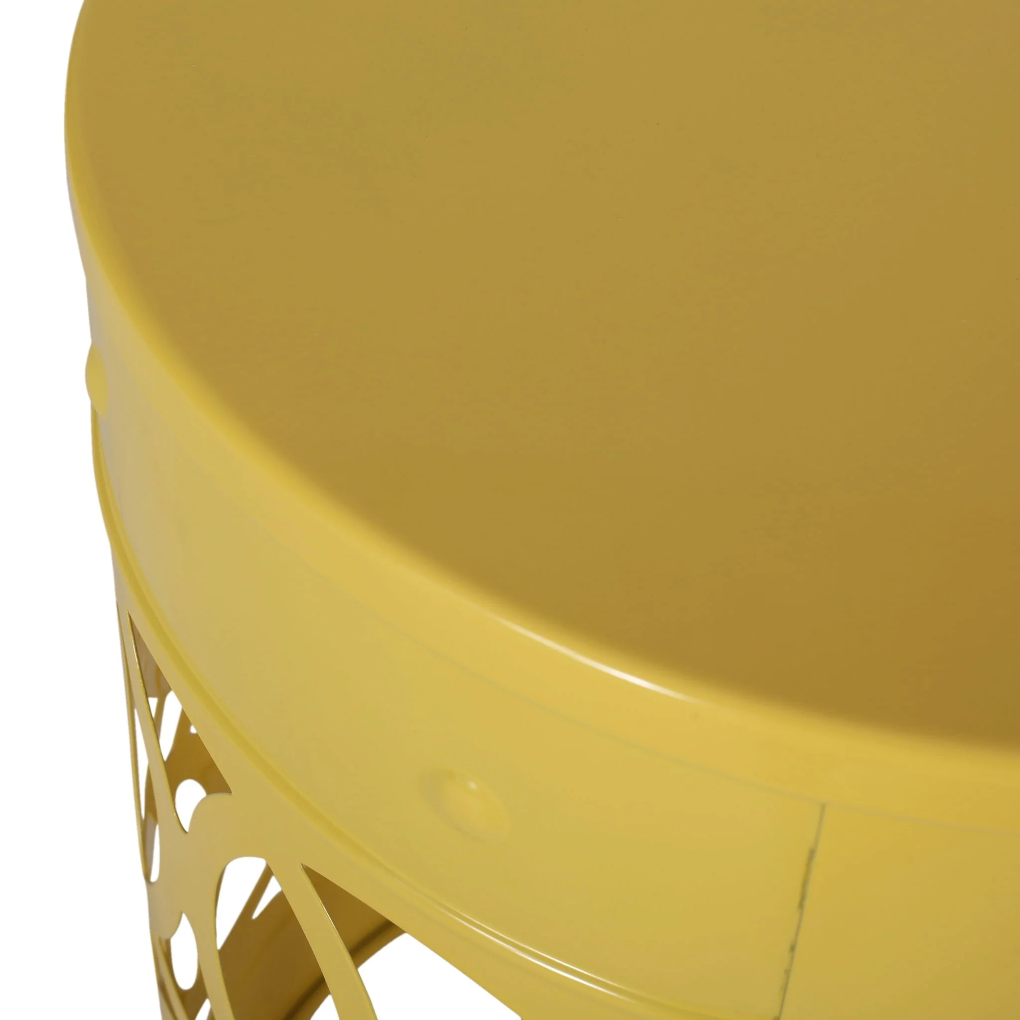 Outdoor Metal Large End Table, Modern Design - Image 26
