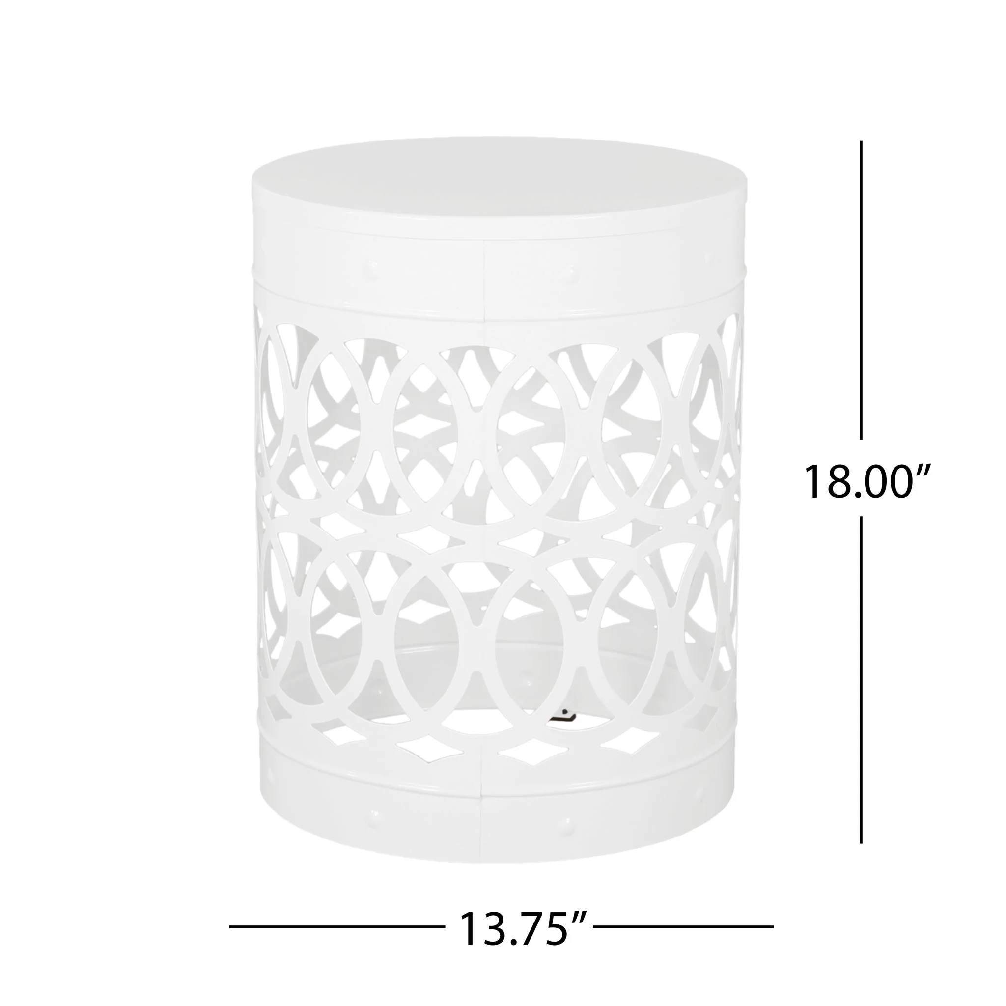 Outdoor Metal Large End Table, Modern Design - Image 32