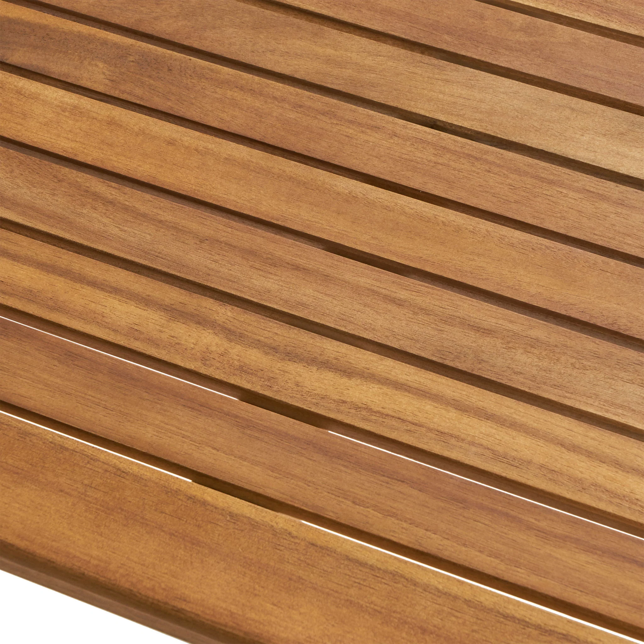 Outdoor Minimalist Acacia Wood Rectangle Bar Table - Image 6