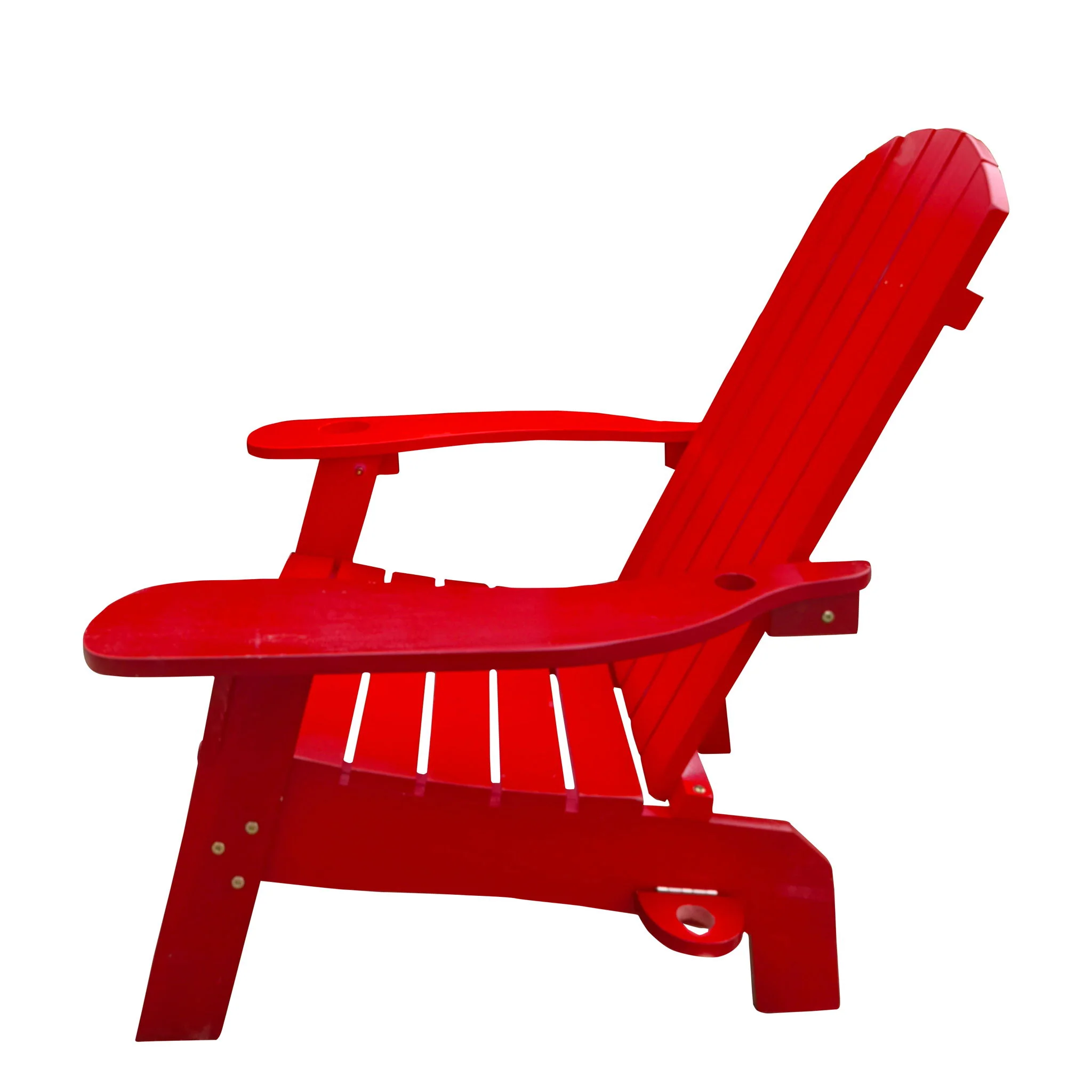 Outdoor Or Indoor Wood Adirondack Chair With An Hole To Hold Umbrella, On The Arm - Image 17