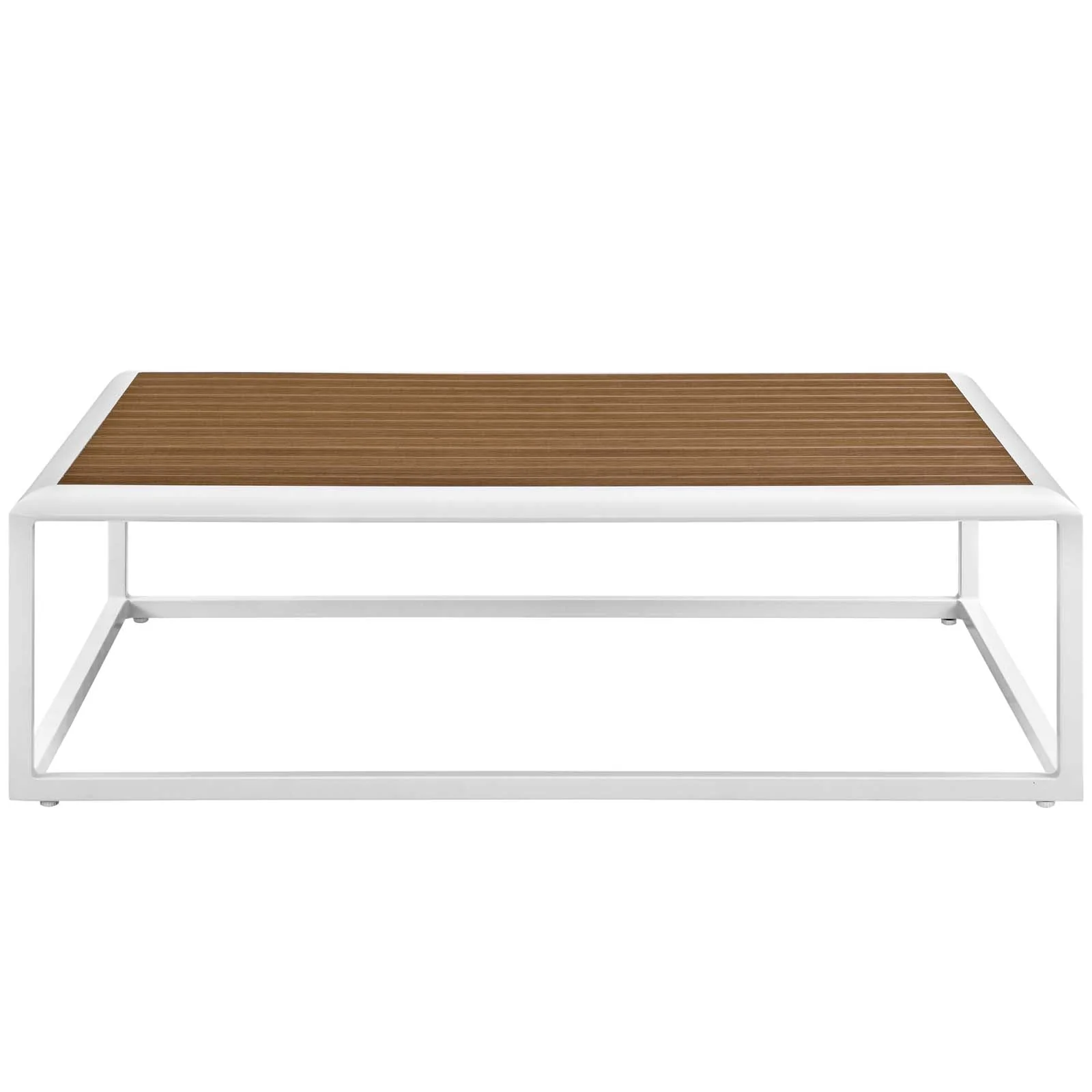 Outdoor Patio Aluminum Coffee Table for Garden, Deck and Backyard Seating Areas - Image 3