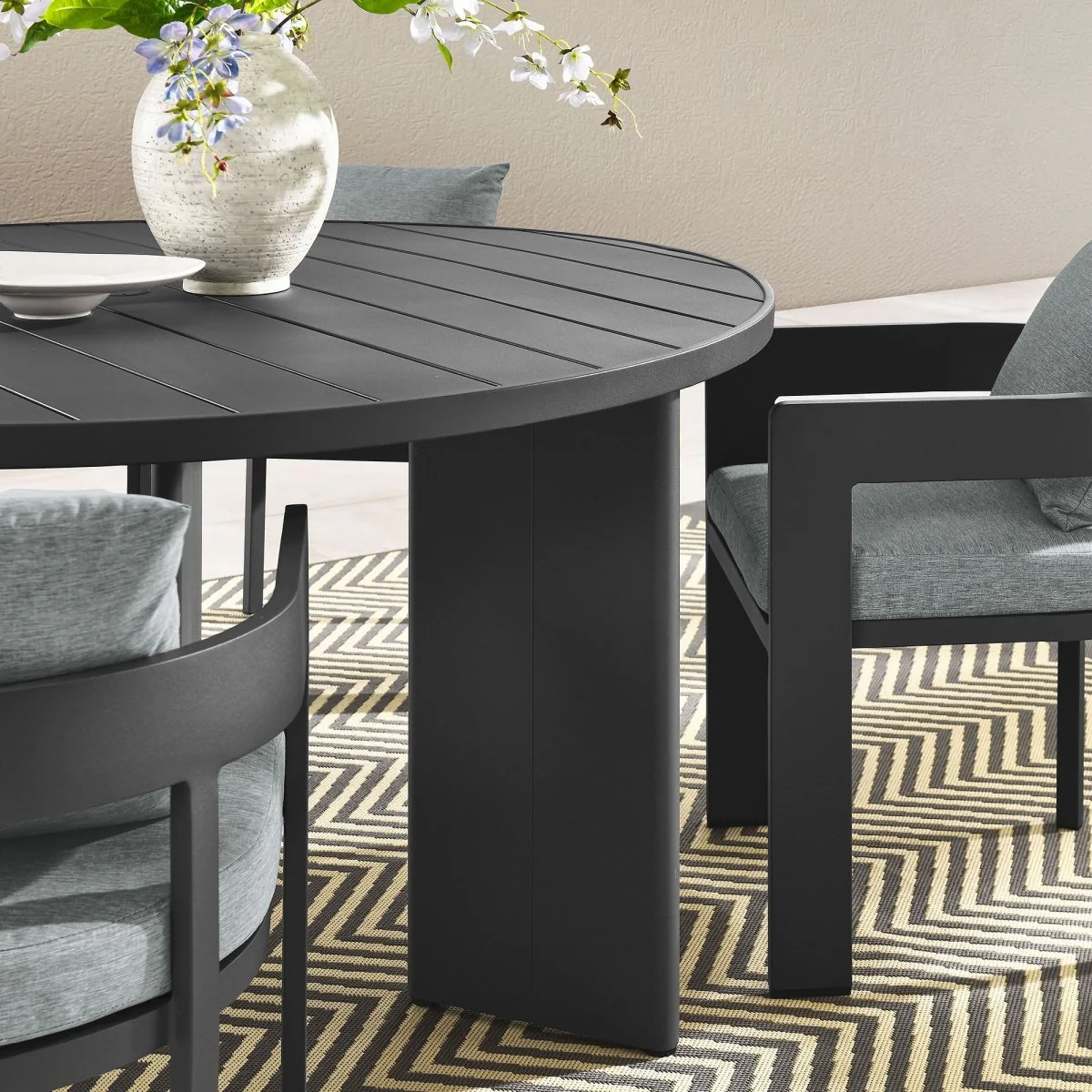 Outdoor Patio Aluminum Dining Set – Multiple Piece Options with Dining Table - Image 18